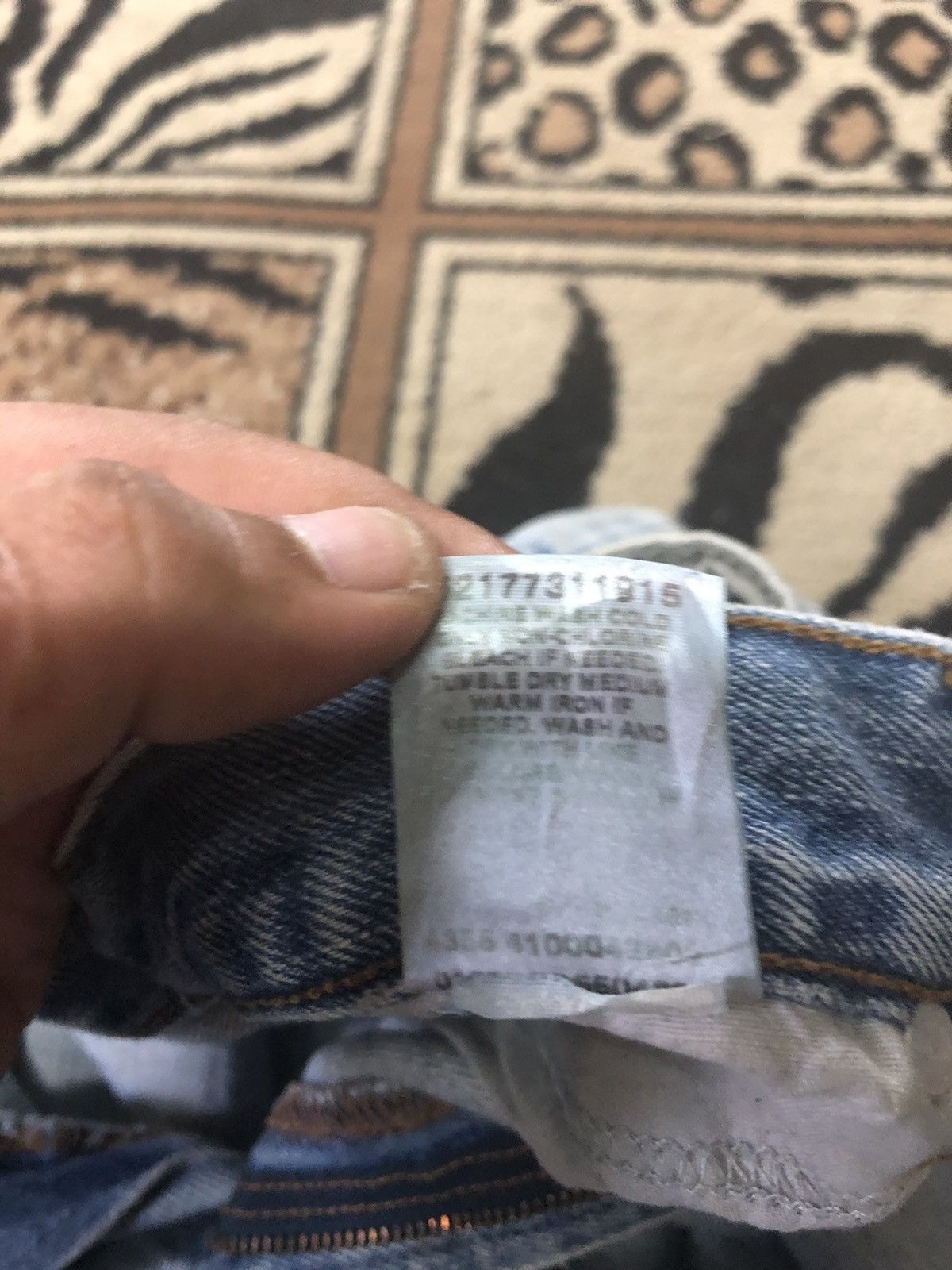 Levi's Vintage Clothing × Vintage VINTAGE 90s LEVIS 550 RELAXED FIT BLUE WASH DENIM Size US 32 / EU 48 - 8 Thumbnail