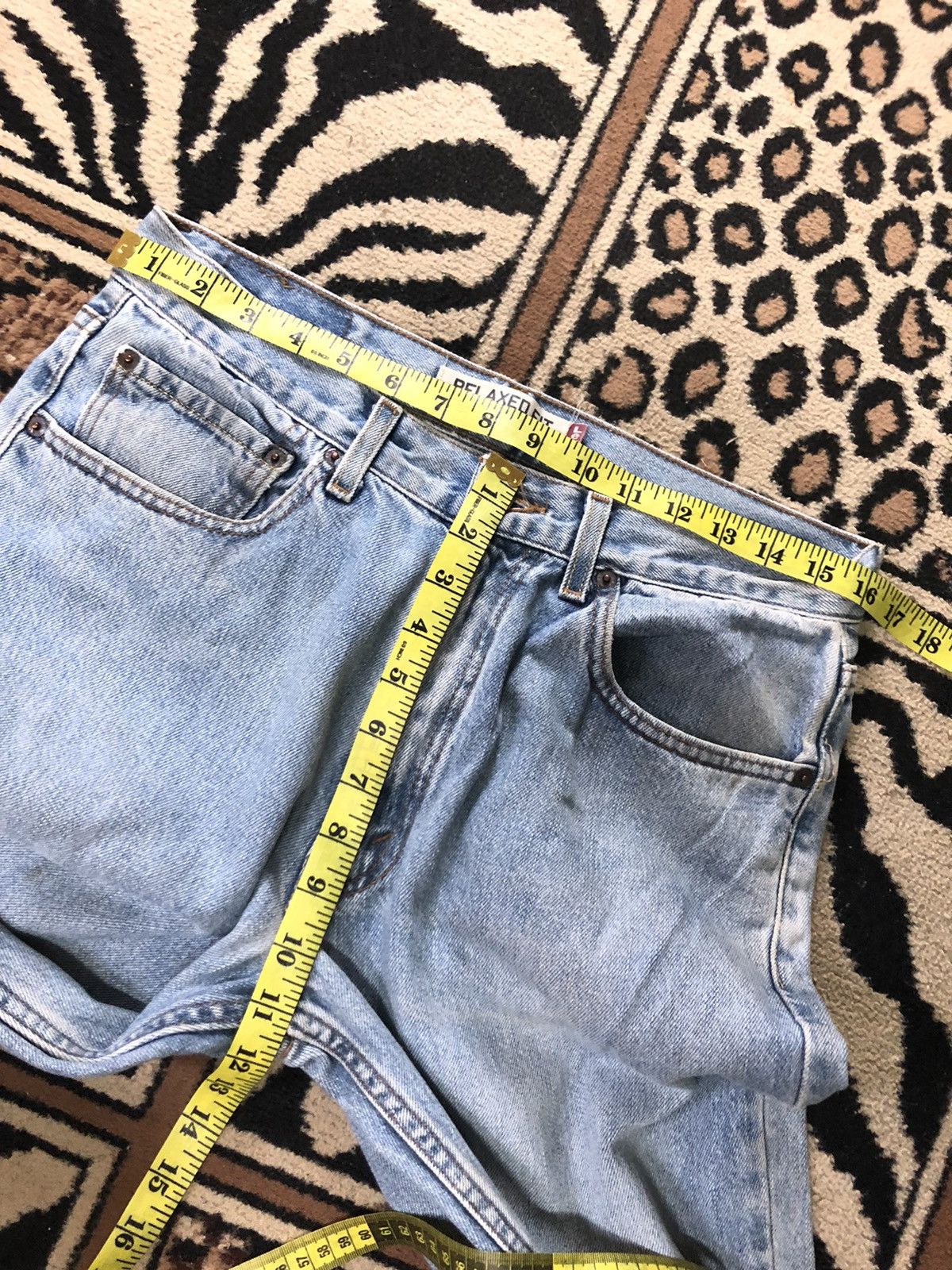 Levi's Vintage Clothing × Vintage VINTAGE 90s LEVIS 550 RELAXED FIT BLUE WASH DENIM Size US 32 / EU 48 - 15 Thumbnail