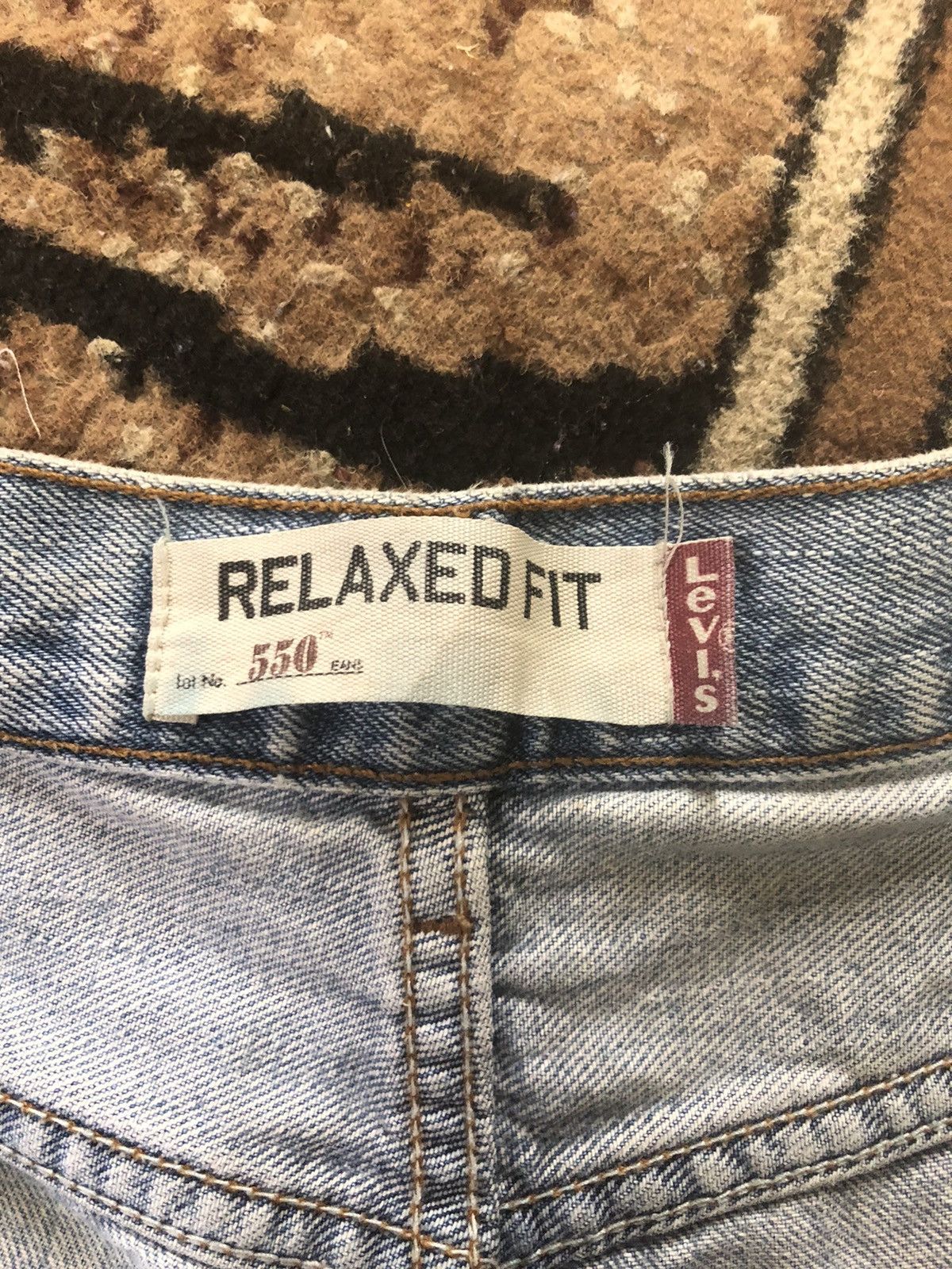 Levi's Vintage Clothing × Vintage VINTAGE 90s LEVIS 550 RELAXED FIT BLUE WASH DENIM Size US 32 / EU 48 - 6 Thumbnail