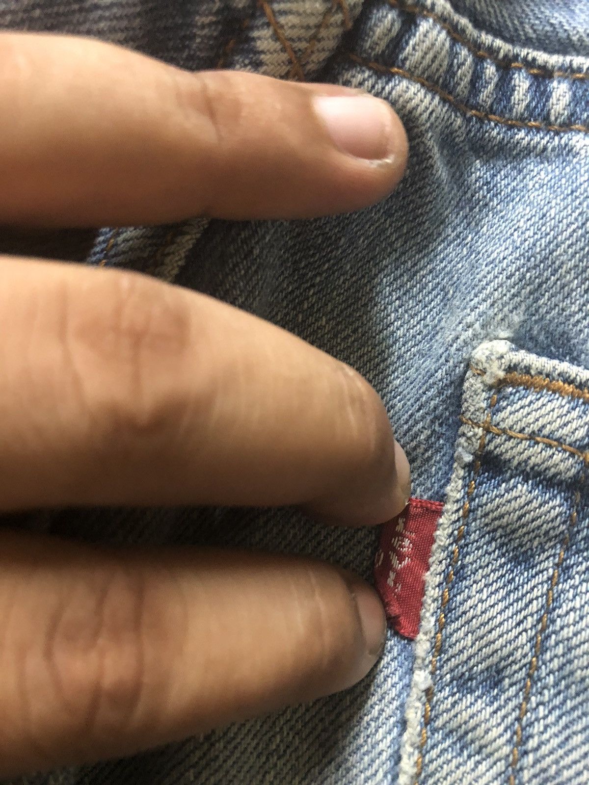 Levi's Vintage Clothing × Vintage VINTAGE 90s LEVIS 550 RELAXED FIT BLUE WASH DENIM Size US 32 / EU 48 - 11 Thumbnail