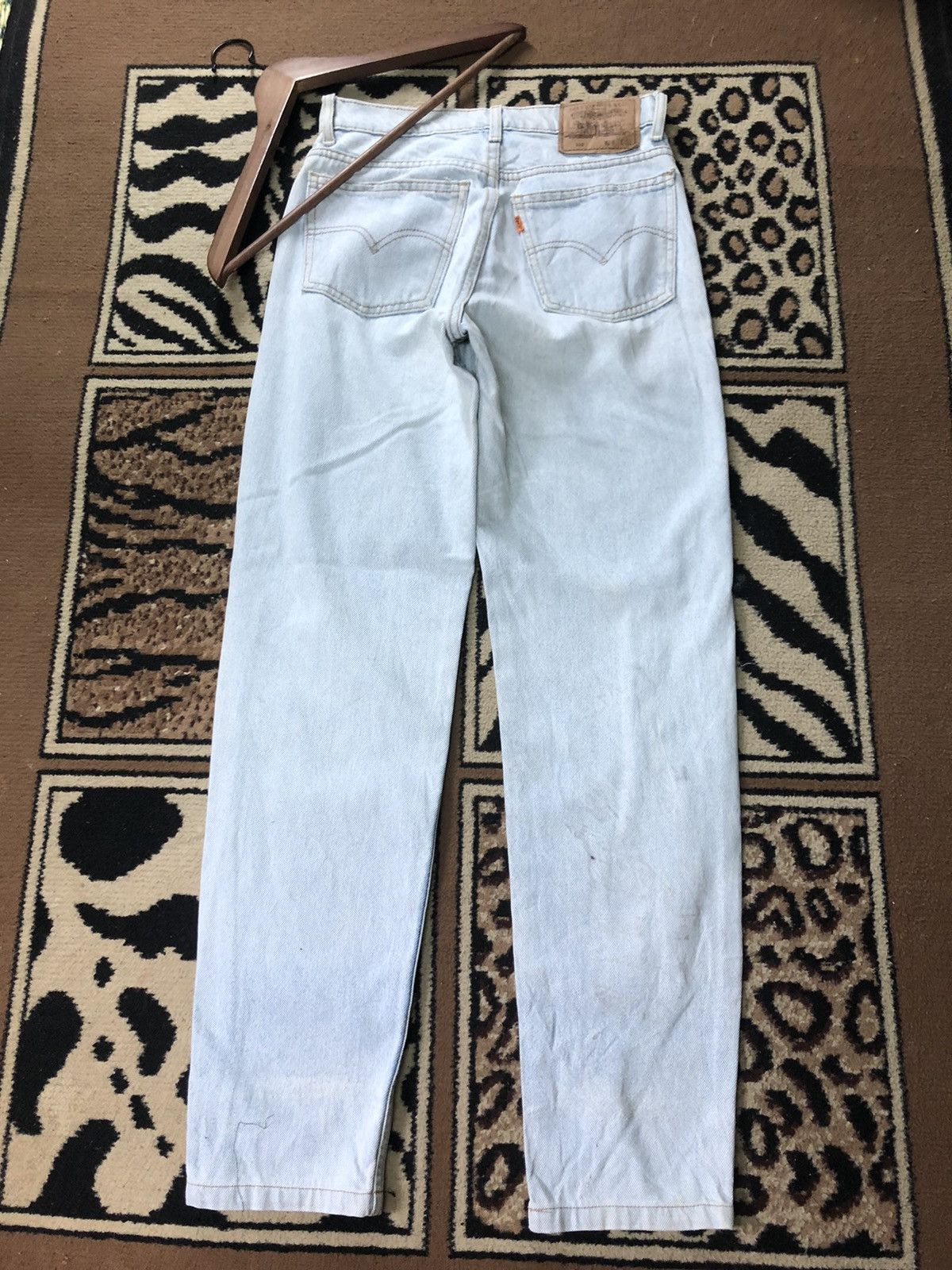 Levi's Vintage Clothing × Vintage VINTAGE 90s LEVIS 310 OREN TAB LIGHT BLUE WASH DENIM Size US 26 / EU 42 - 7 Thumbnail