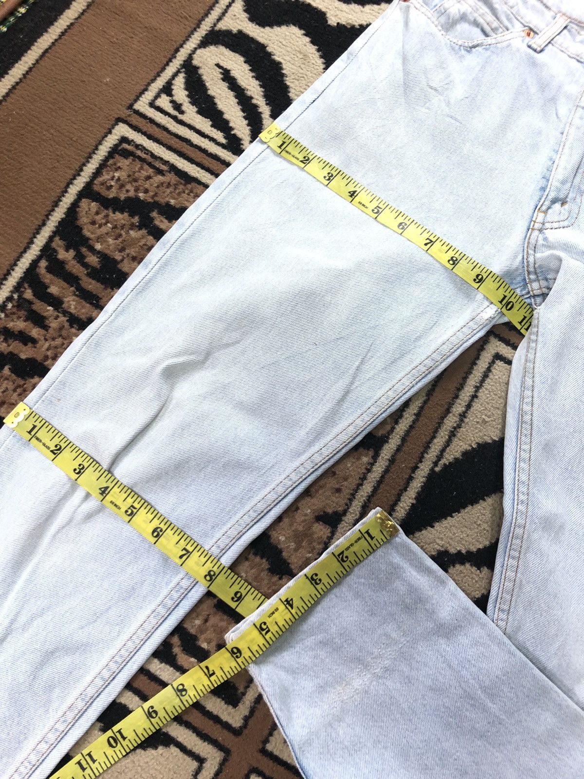 Levi's Vintage Clothing × Vintage VINTAGE 90s LEVIS 310 OREN TAB LIGHT BLUE WASH DENIM Size US 26 / EU 42 - 15 Thumbnail