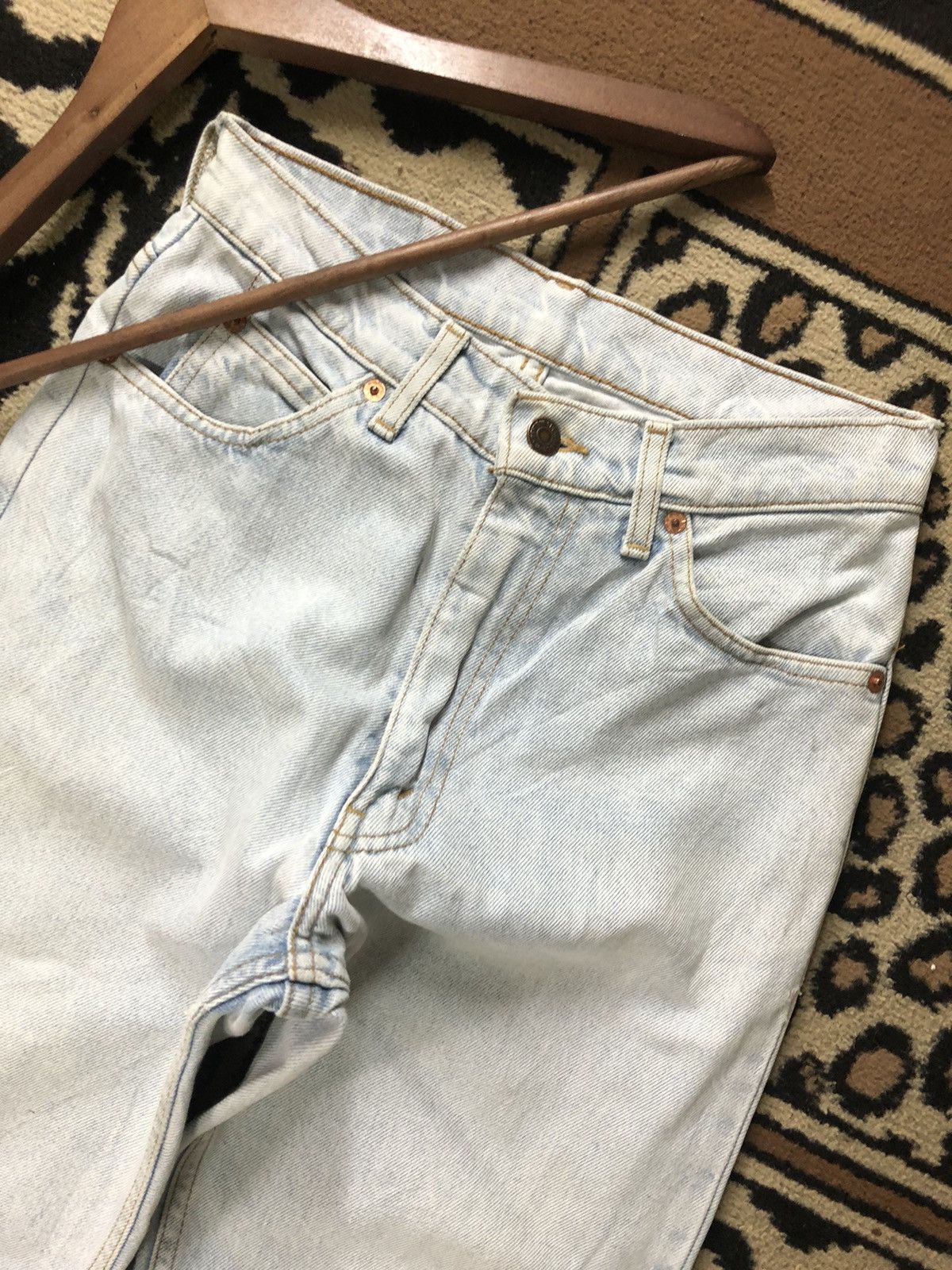 Levi's Vintage Clothing × Vintage VINTAGE 90s LEVIS 310 OREN TAB LIGHT BLUE WASH DENIM Size US 26 / EU 42 - 3 Thumbnail