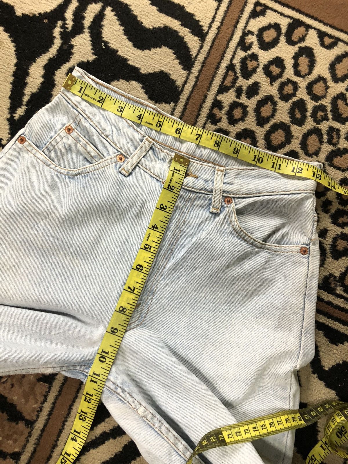 Levi's Vintage Clothing × Vintage VINTAGE 90s LEVIS 310 OREN TAB LIGHT BLUE WASH DENIM Size US 26 / EU 42 - 13 Thumbnail