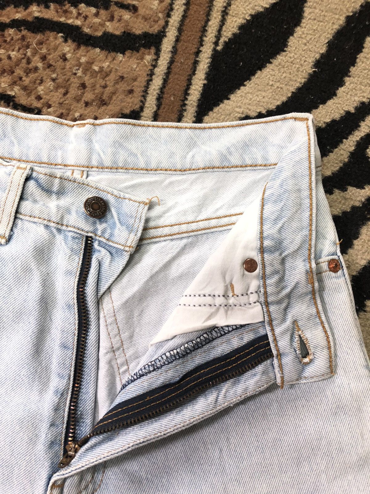 Levi's Vintage Clothing × Vintage VINTAGE 90s LEVIS 310 OREN TAB LIGHT BLUE WASH DENIM Size US 26 / EU 42 - 5 Thumbnail