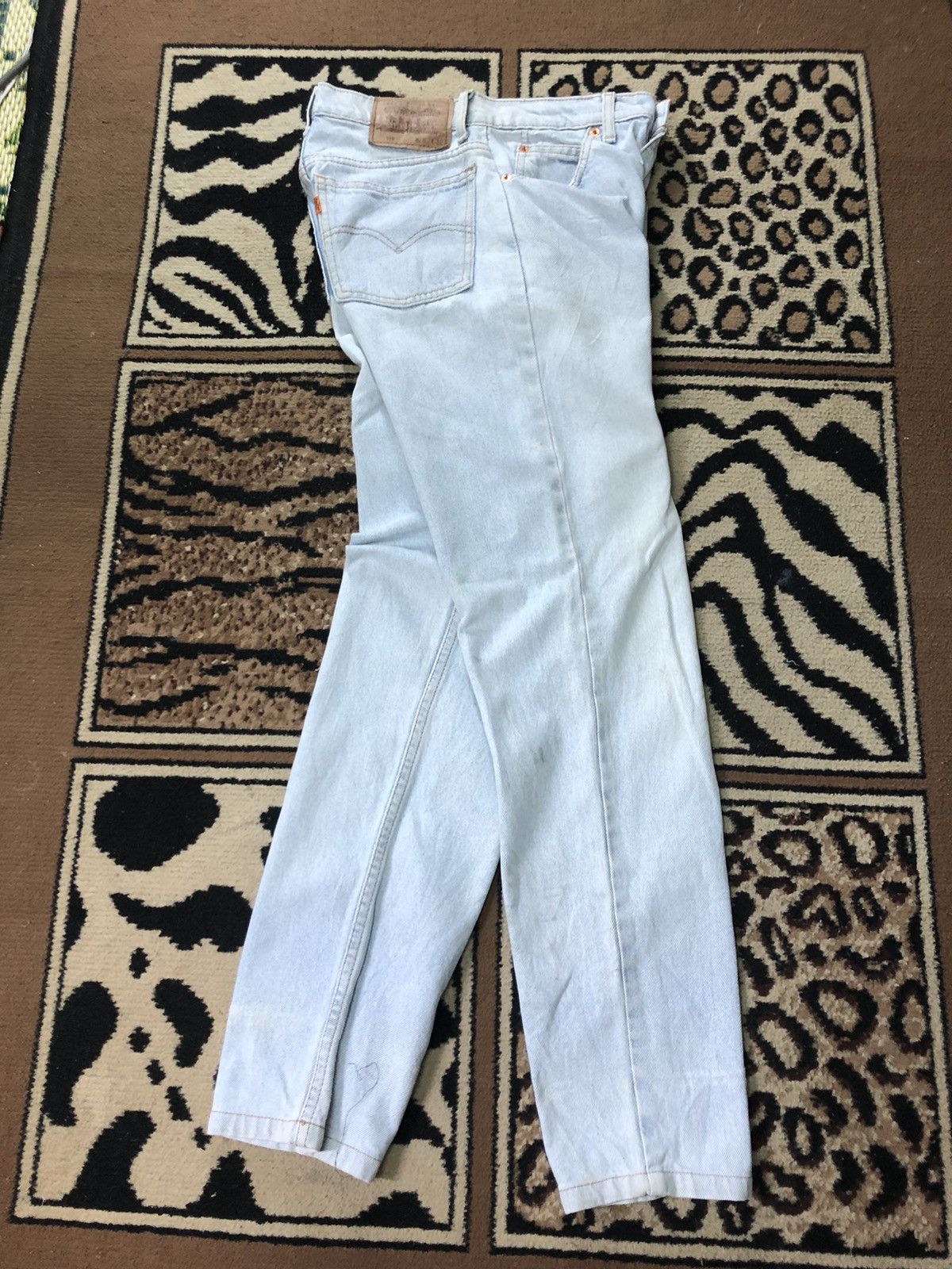 Levi's Vintage Clothing × Vintage VINTAGE 90s LEVIS 310 OREN TAB LIGHT BLUE WASH DENIM Size US 26 / EU 42 - 12 Thumbnail