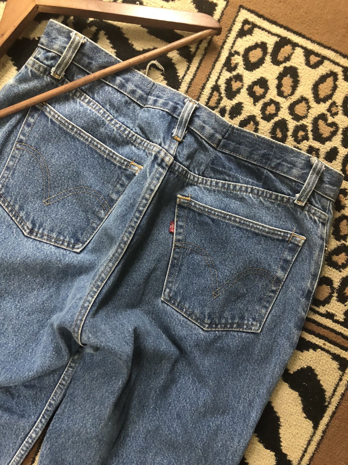 Levi's × Vintage VINTAGE 90s LEVIS 501 QUARTER SHORT BLUE WASH DENIM USA Size US 34 / EU 50 - 9 Thumbnail