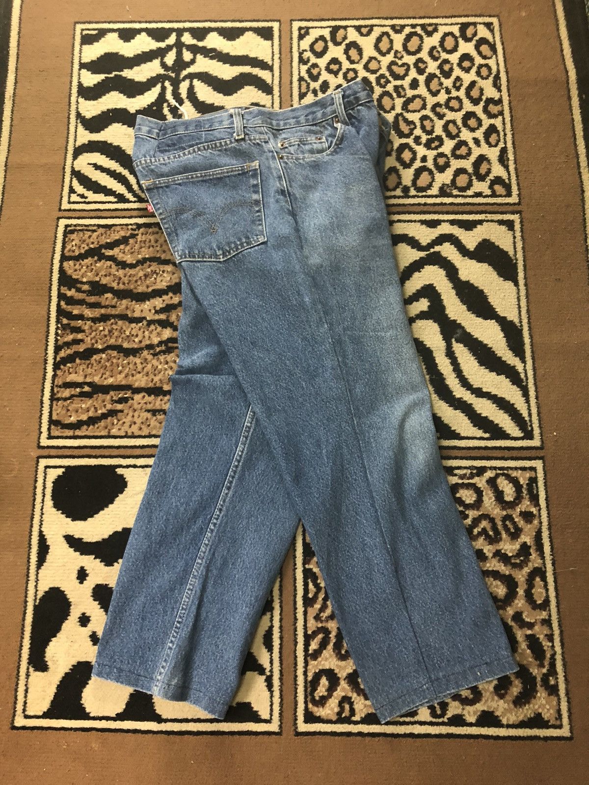 Levi's × Vintage VINTAGE 90s LEVIS 501 QUARTER SHORT BLUE WASH DENIM USA Size US 34 / EU 50 - 12 Thumbnail