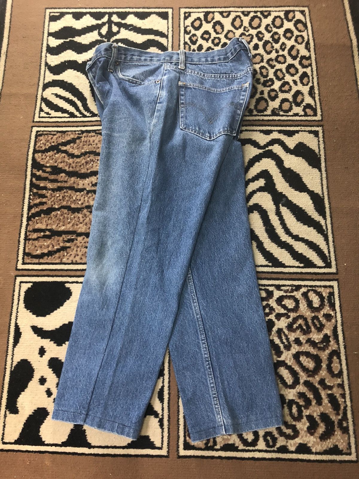 Levi's × Vintage VINTAGE 90s LEVIS 501 QUARTER SHORT BLUE WASH DENIM USA Size US 34 / EU 50 - 11 Thumbnail
