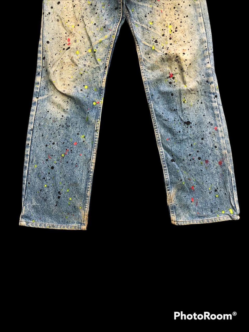 Levi's × Vintage Sick🔥Vintage Levis 510 Painted Size US 30 / EU 46 - 4 Thumbnail