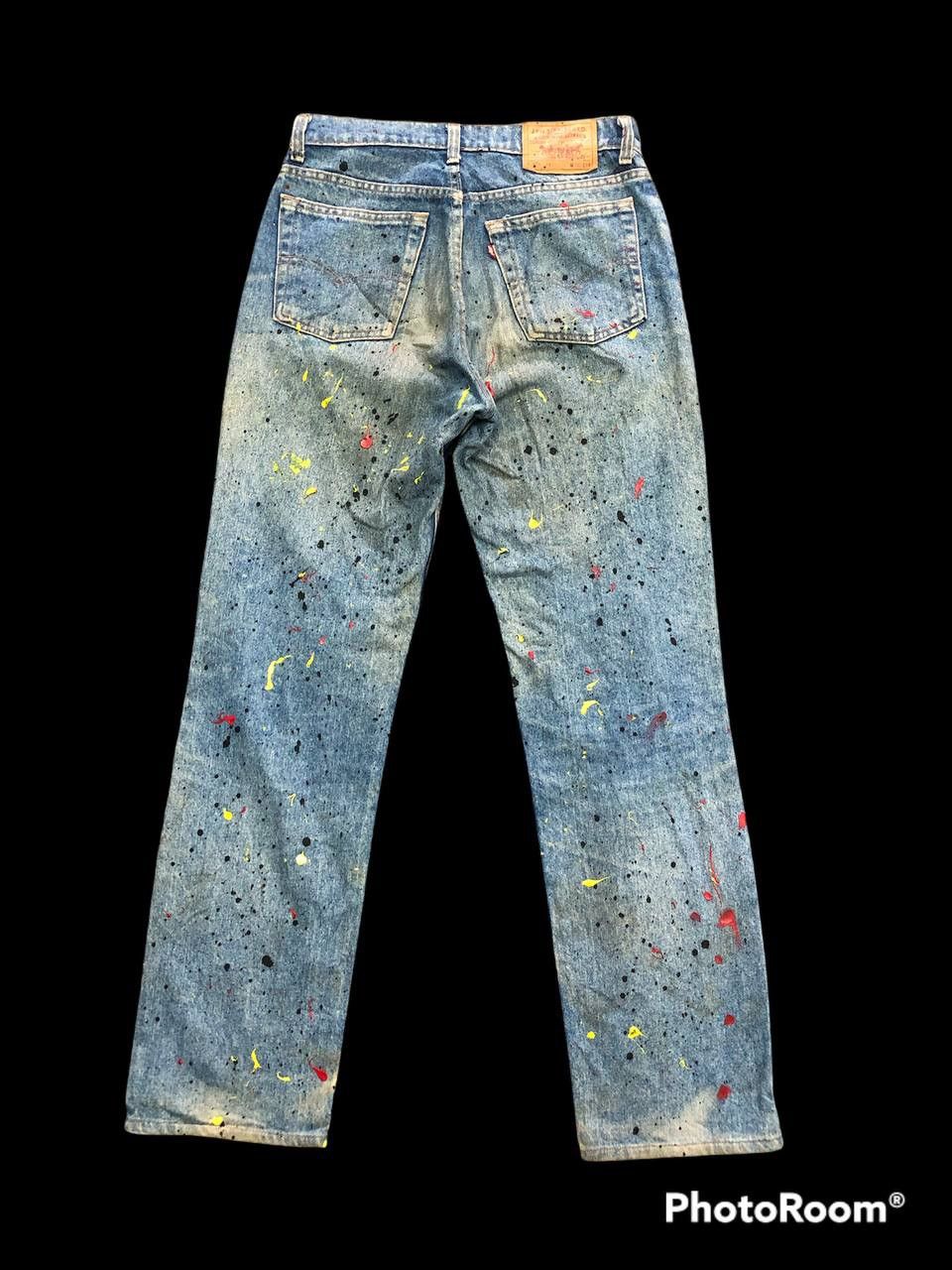 Levi's × Vintage Sick🔥Vintage Levis 510 Painted Size US 30 / EU 46 - 2 Thumbnail