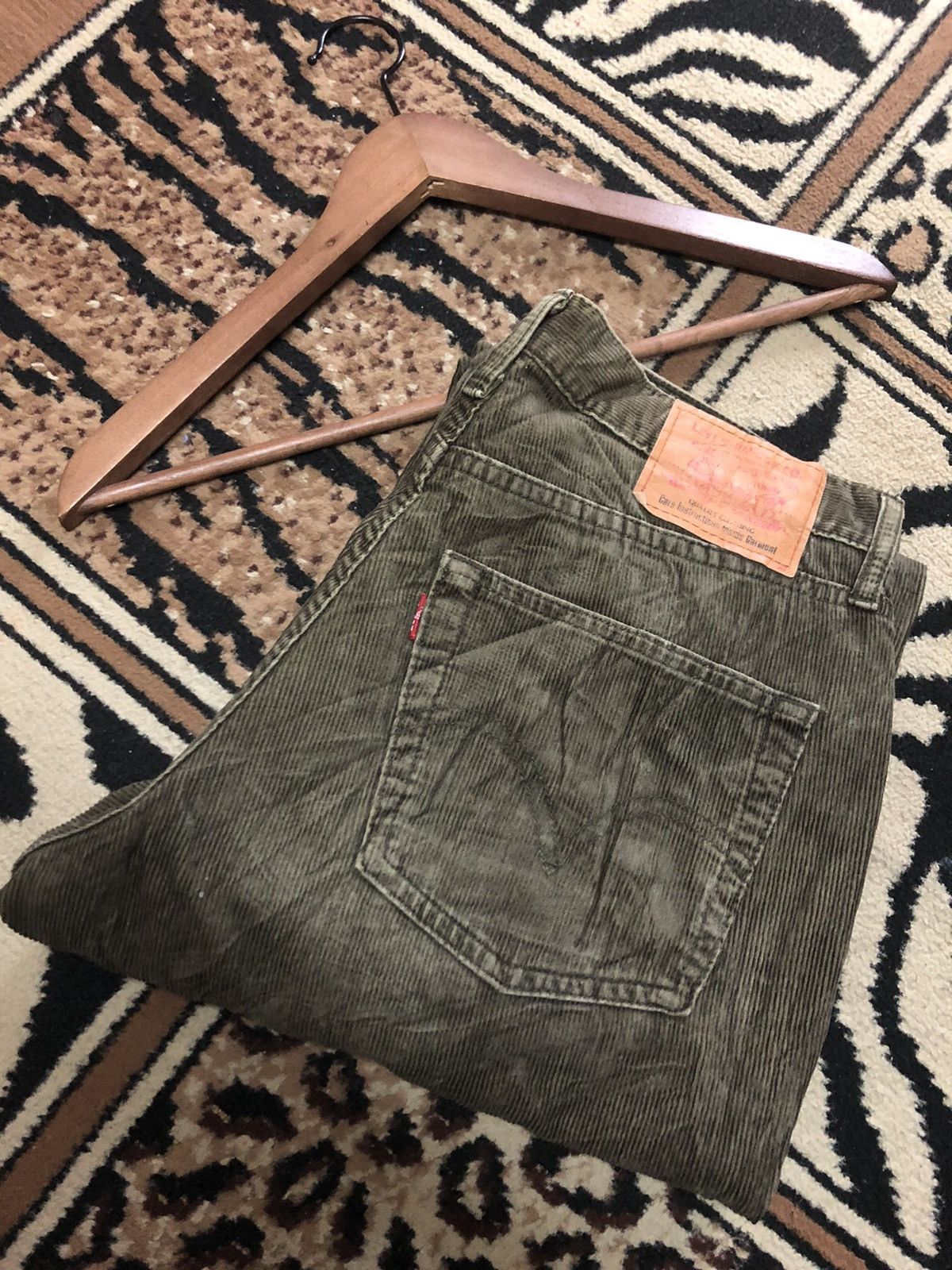 image of Vintage 90's Levis Corduroy Pants Made In Japan in Brown, Men's (Size 34)