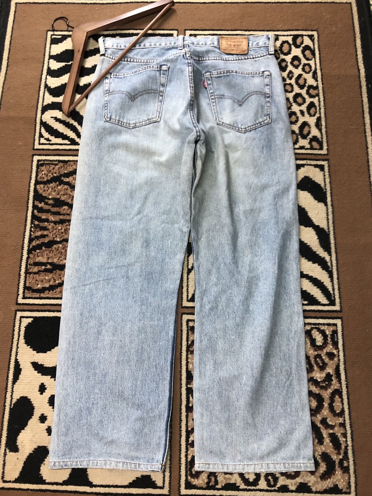 Levi's Vintage Clothing × Vintage VINTAGE 90s LEVIS 503 LIGHT BLUE WASH DISTRESSED DENIM Size US 33 - 8 Thumbnail