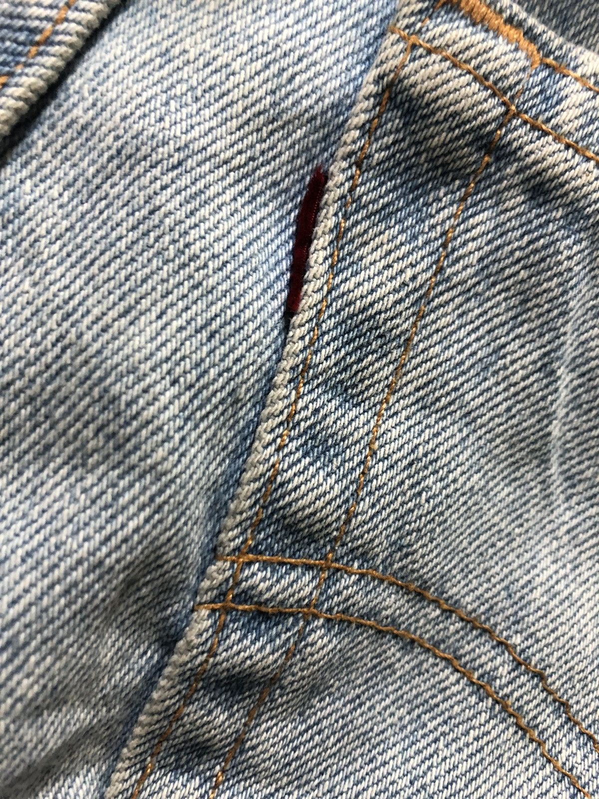 Levi's × Vintage VINTAGE 90s LEVIS 550 BLUE WASH DENIM Size US 36 / EU 52 - 10 Thumbnail