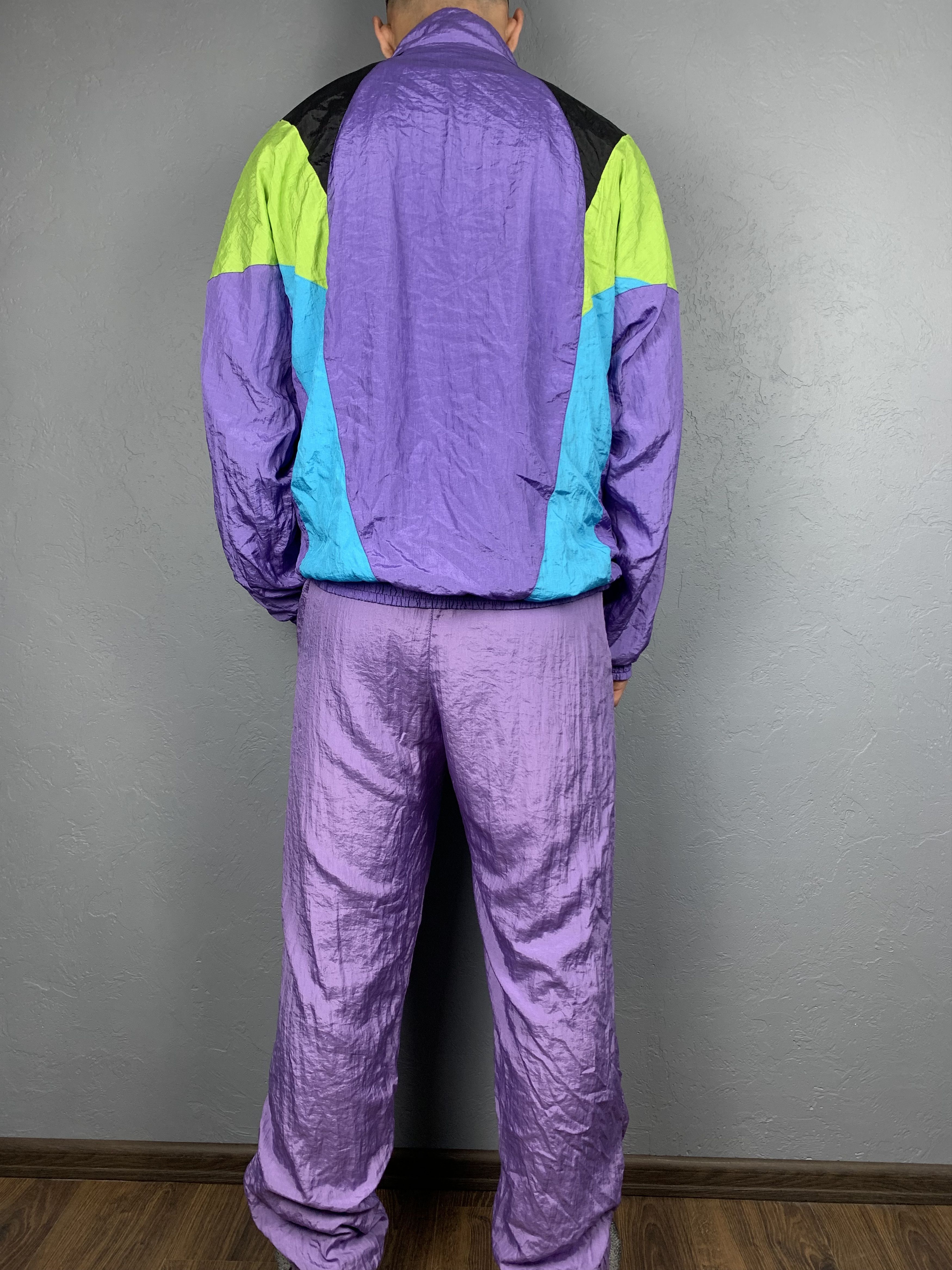 Adidas ADIDAS 90s Vintage Mens Track Suit Jacket & Pants Size US L / EU 52-54 / 3 - 2 Thumbnail