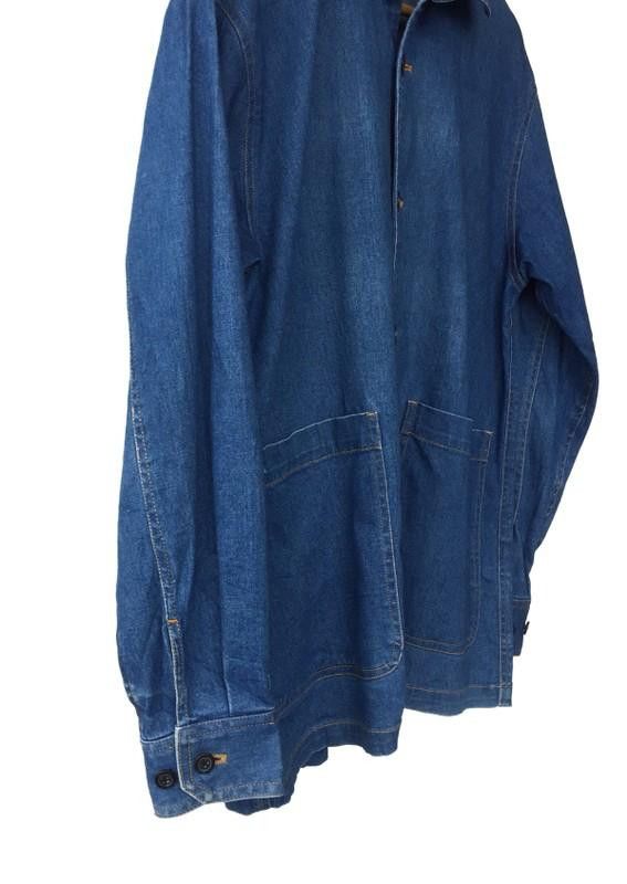 Indigo 🔥Japanese Aqua Blue Indigo Chore Denim Jackets🔥 Size US S / EU 44-46 / 1 - 6 Thumbnail