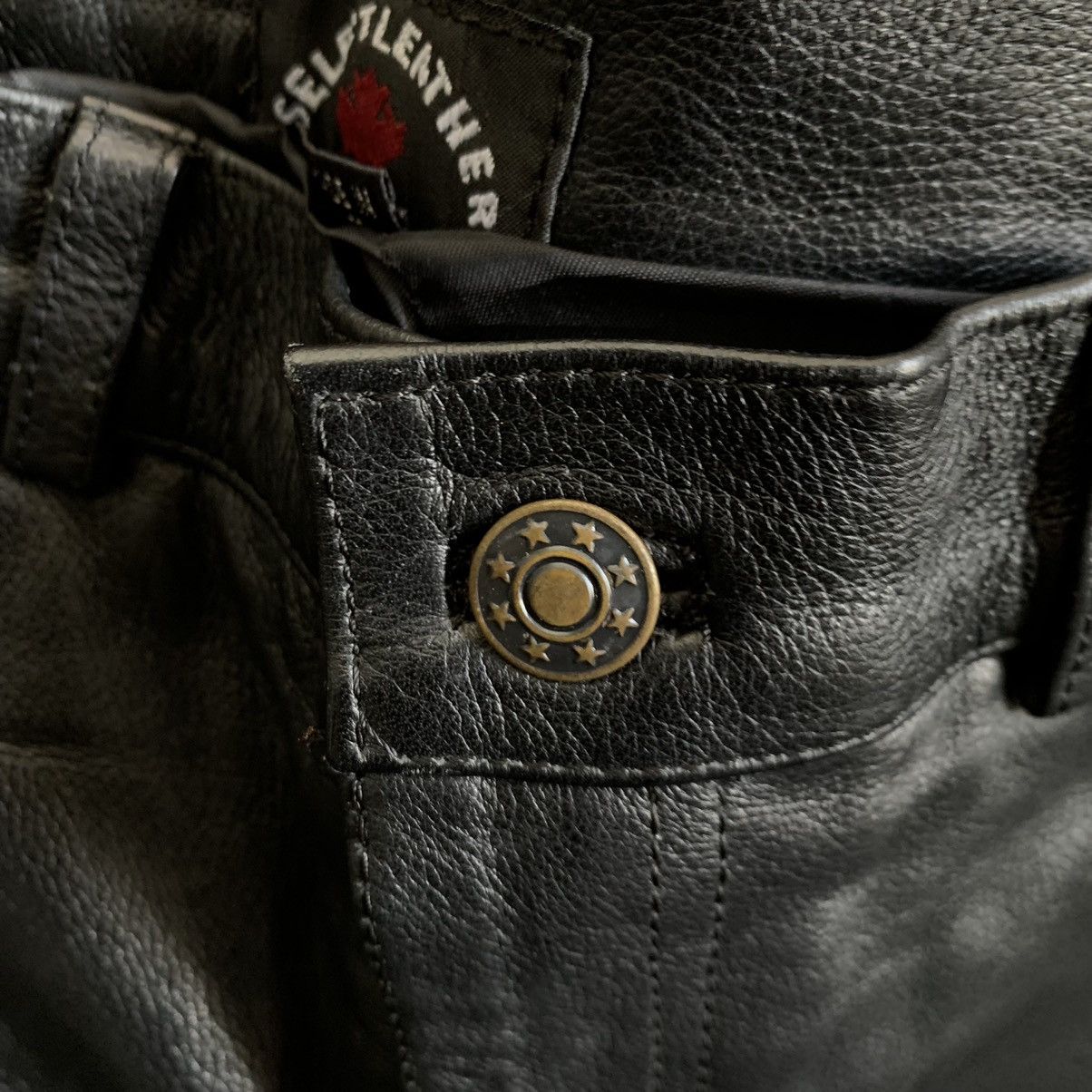 Leather Vintage Leather Cargo Pants Size US 39 - 4 Thumbnail