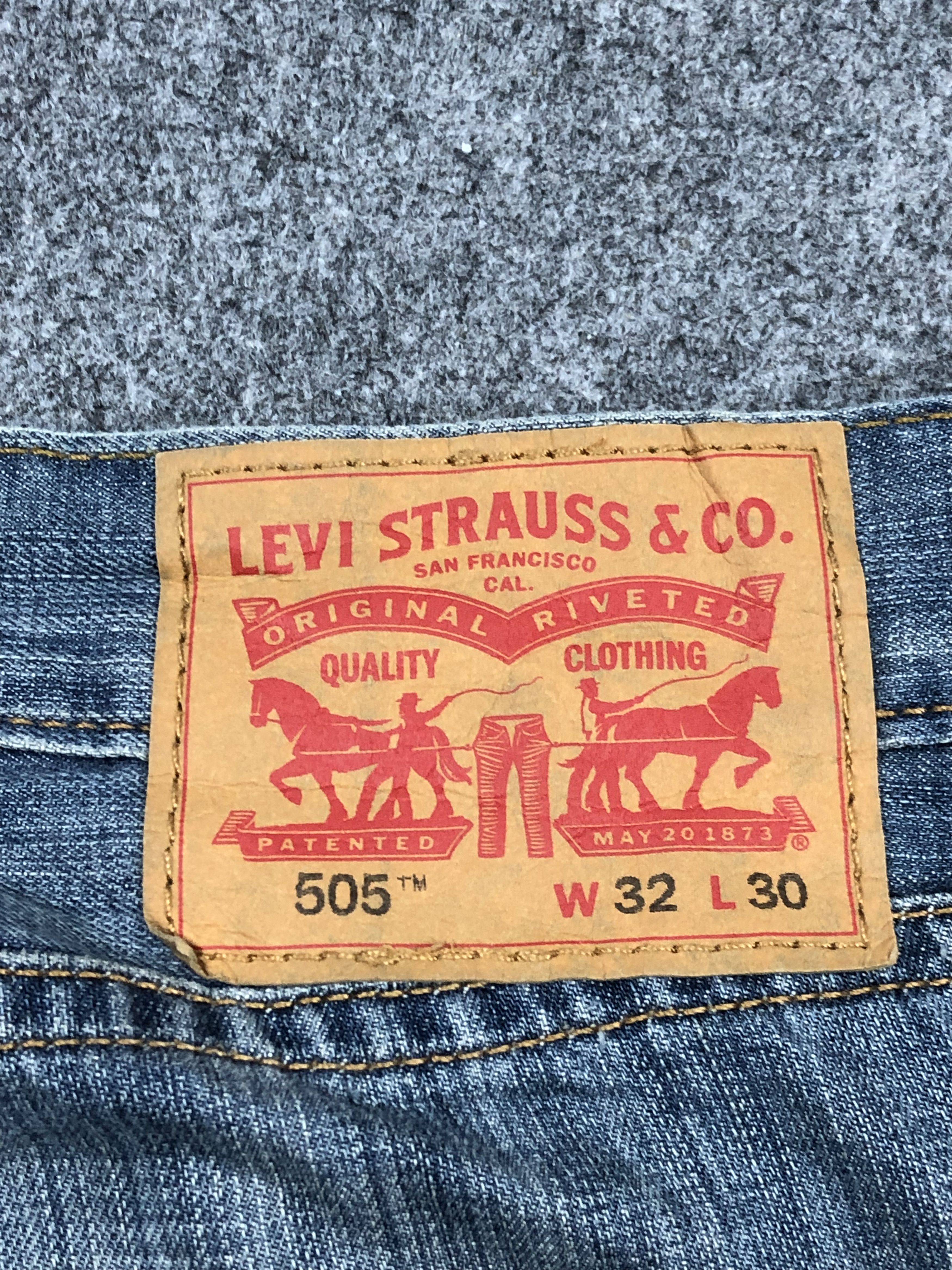 Levi's Vintage Levis 505 Faded Blue Jeans DP1511 Size US 34 / EU 50 - 5 Thumbnail