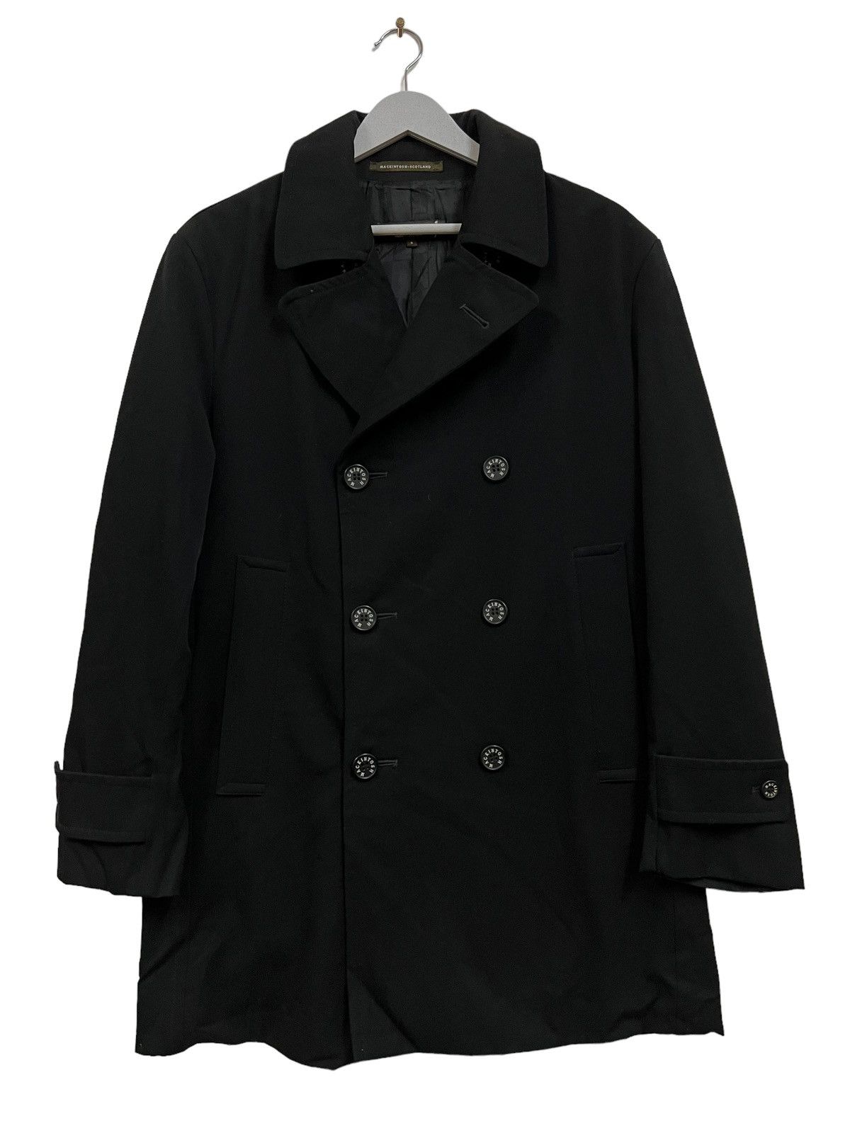 Mackintosh 💥 MACKINTOSH DOUBLE BREASTED COAT JACKET MADE IN SCOTLAND Size US S / EU 44-46 / 1 - 2 Thumbnail