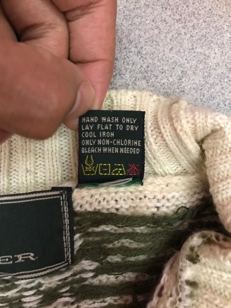 Aran Isles Knitwear × Homespun Knitwear Vintage JJ FARMER multicolour knitwear classic design Size US L / EU 52-54 / 3 - 7 Thumbnail
