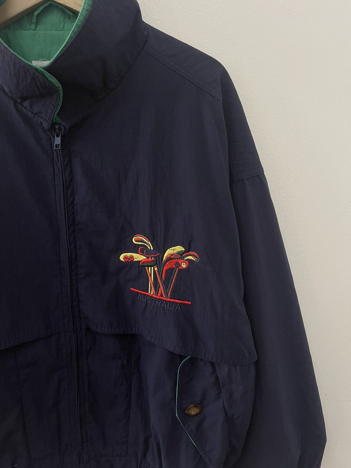 Japanese Brand × Vintage Vintage International Golf Australia Big Logo Light Jacket Size US M / EU 48-50 / 2 - 2 Thumbnail