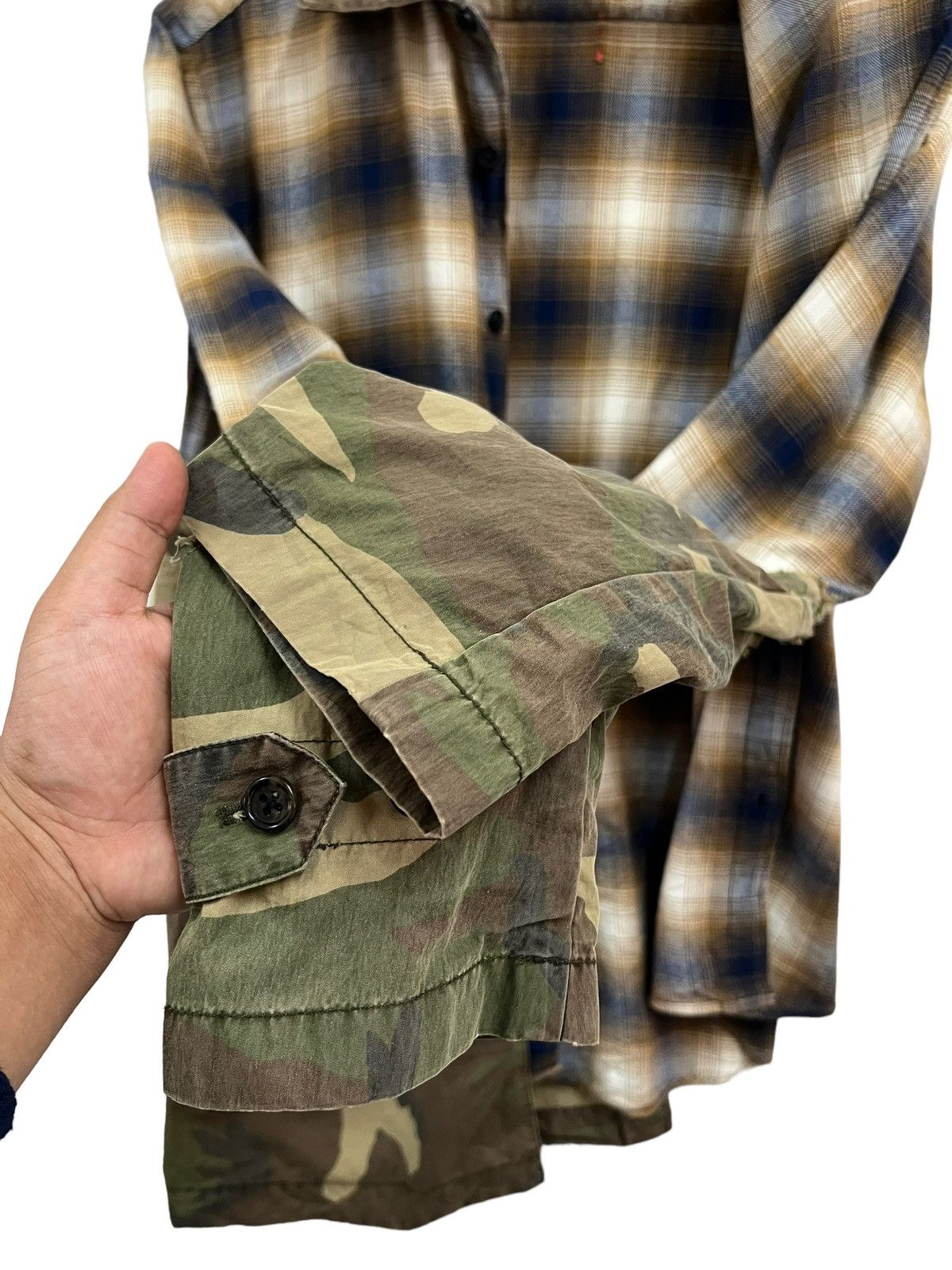 Japanese Brand 💥 REMAKE REBUILD PLAID SHIRT Size US L / EU 52-54 / 3 - 16 Thumbnail
