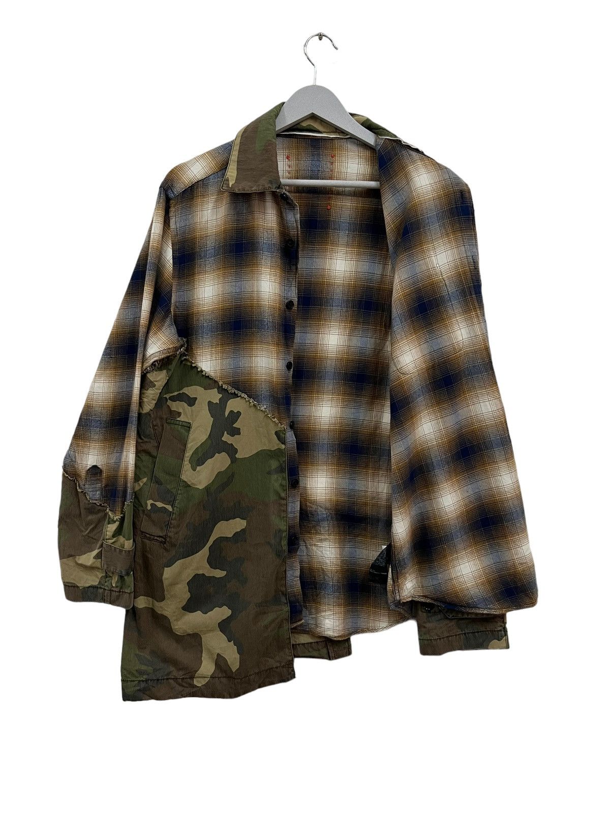 Japanese Brand 💥 REMAKE REBUILD PLAID SHIRT Size US L / EU 52-54 / 3 - 15 Thumbnail