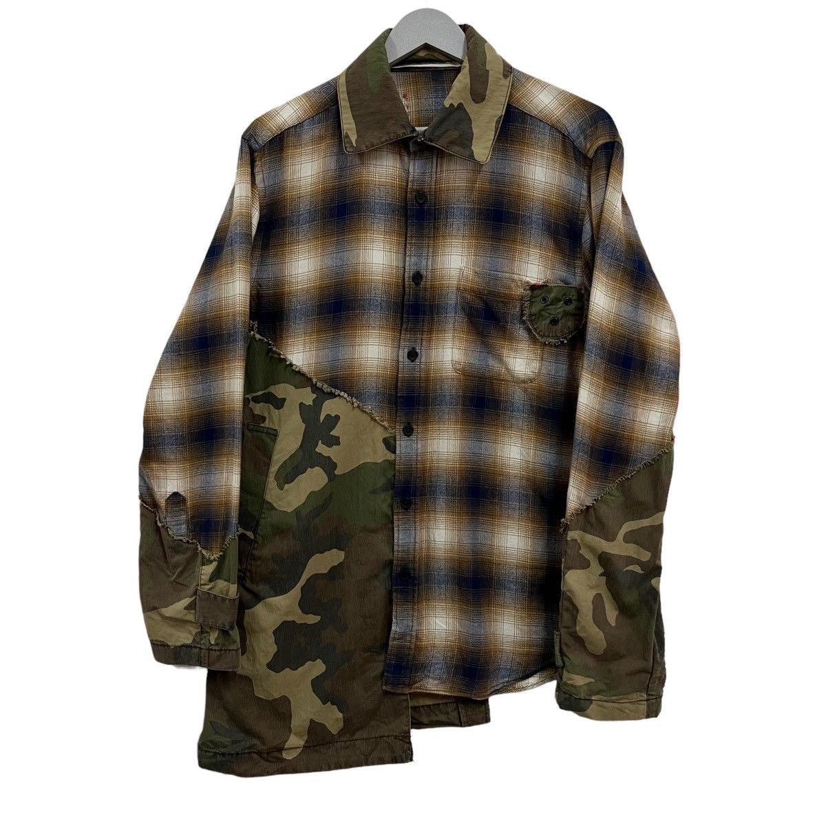 Japanese Brand 💥 REMAKE REBUILD PLAID SHIRT Size US L / EU 52-54 / 3 - 6 Thumbnail