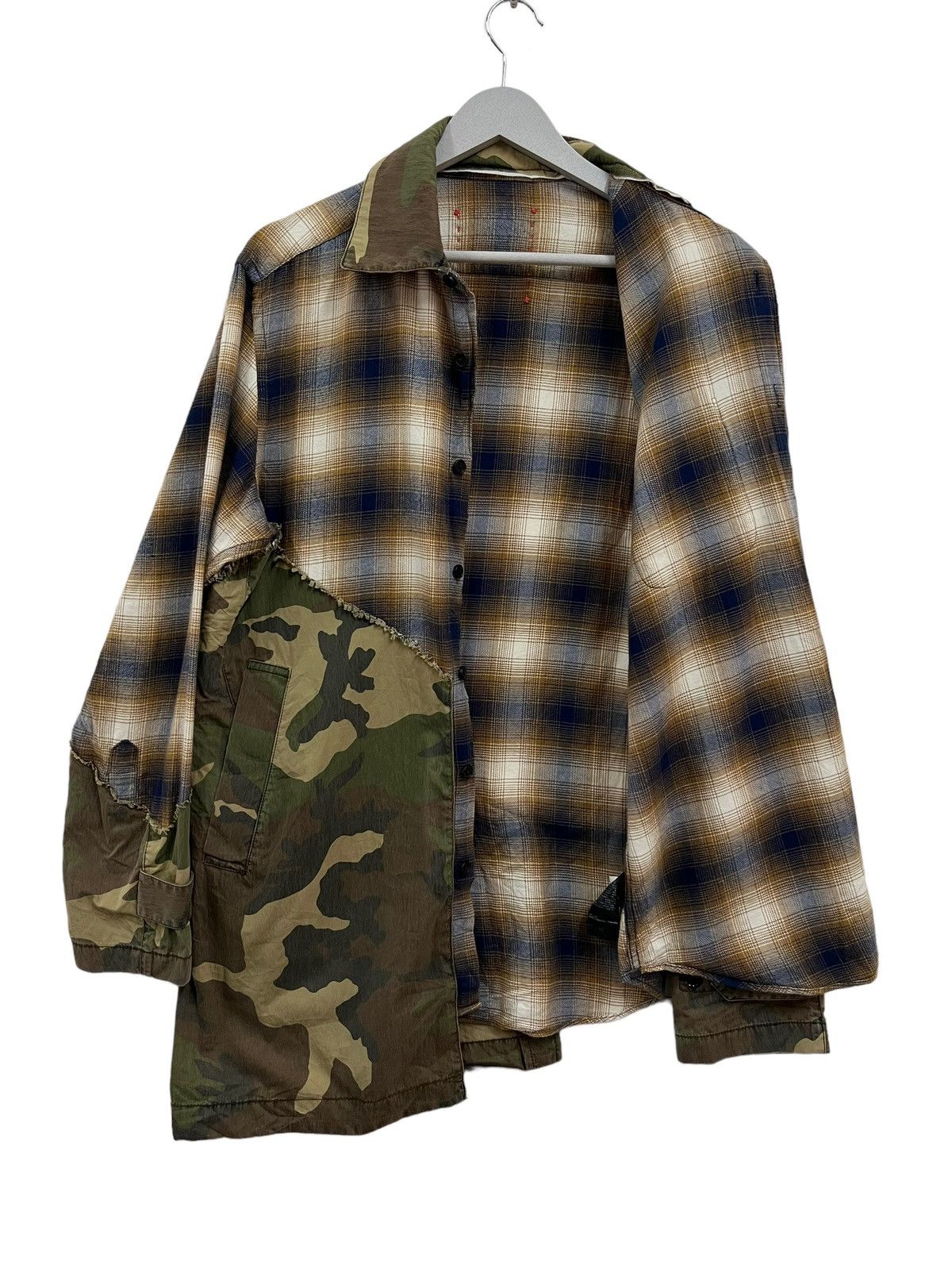 Japanese Brand 💥 REMAKE REBUILD PLAID SHIRT Size US L / EU 52-54 / 3 - 1 Thumbnail