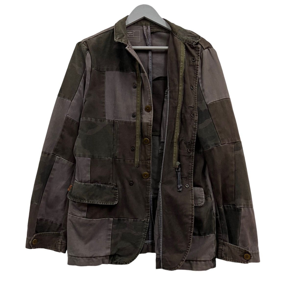 20471120 💥JAPANESE WORKER BY GOWEST PATCHWORK CHORE JACKET Size US M / EU 48-50 / 2 - 13 Thumbnail