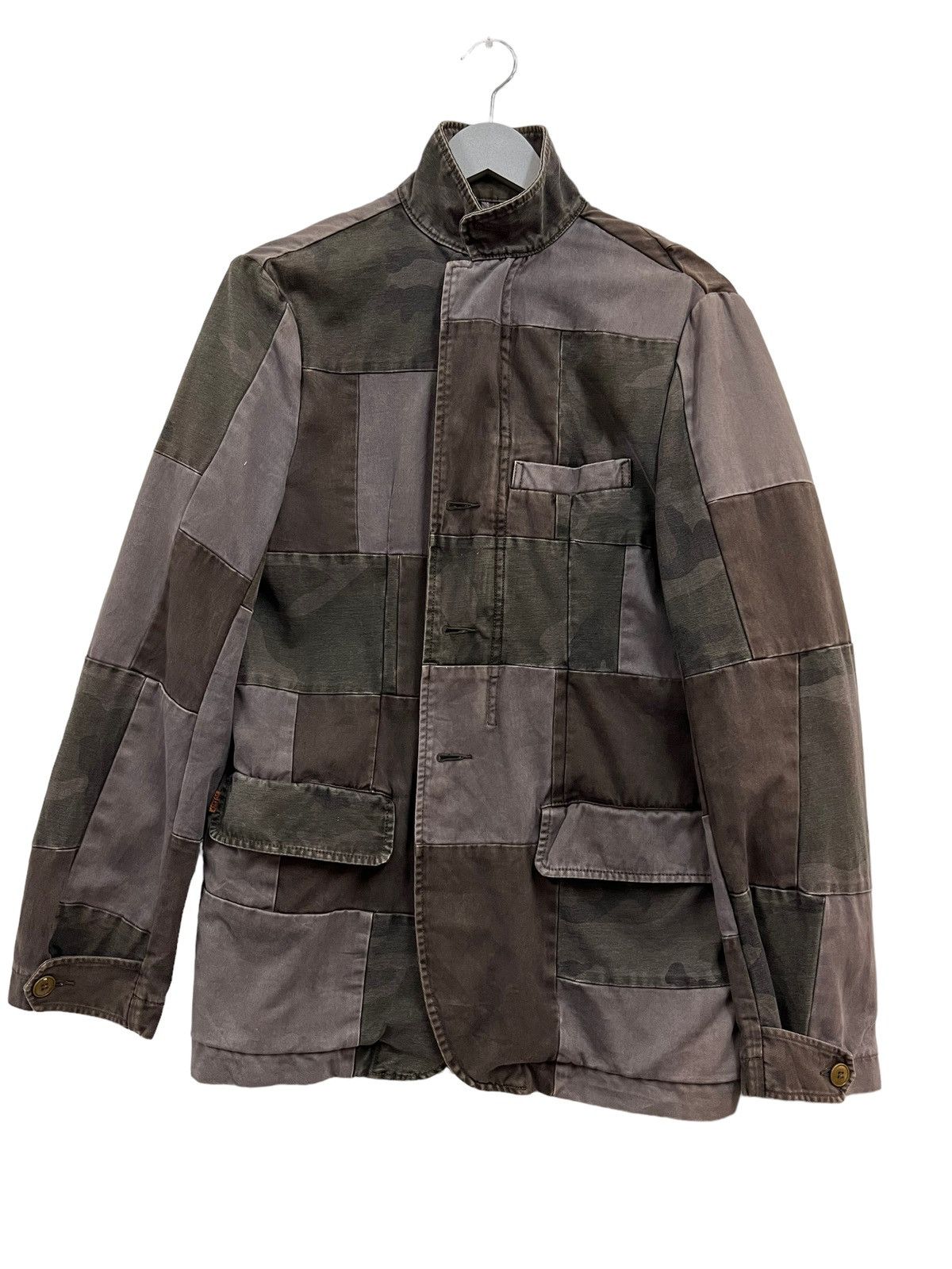 20471120 💥JAPANESE WORKER BY GOWEST PATCHWORK CHORE JACKET Size US M / EU 48-50 / 2 - 2 Thumbnail