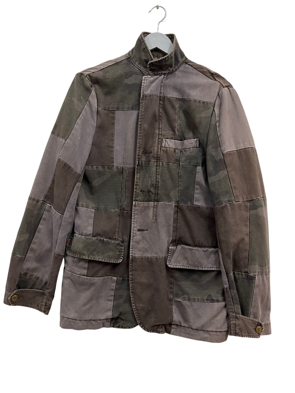 20471120 💥JAPANESE WORKER BY GOWEST PATCHWORK CHORE JACKET Size US M / EU 48-50 / 2 - 3 Thumbnail