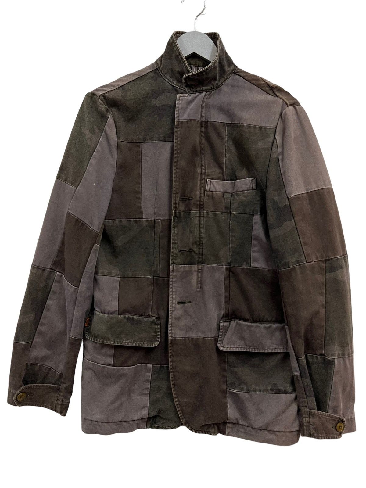 20471120 💥JAPANESE WORKER BY GOWEST PATCHWORK CHORE JACKET Size US M / EU 48-50 / 2 - 1 Thumbnail