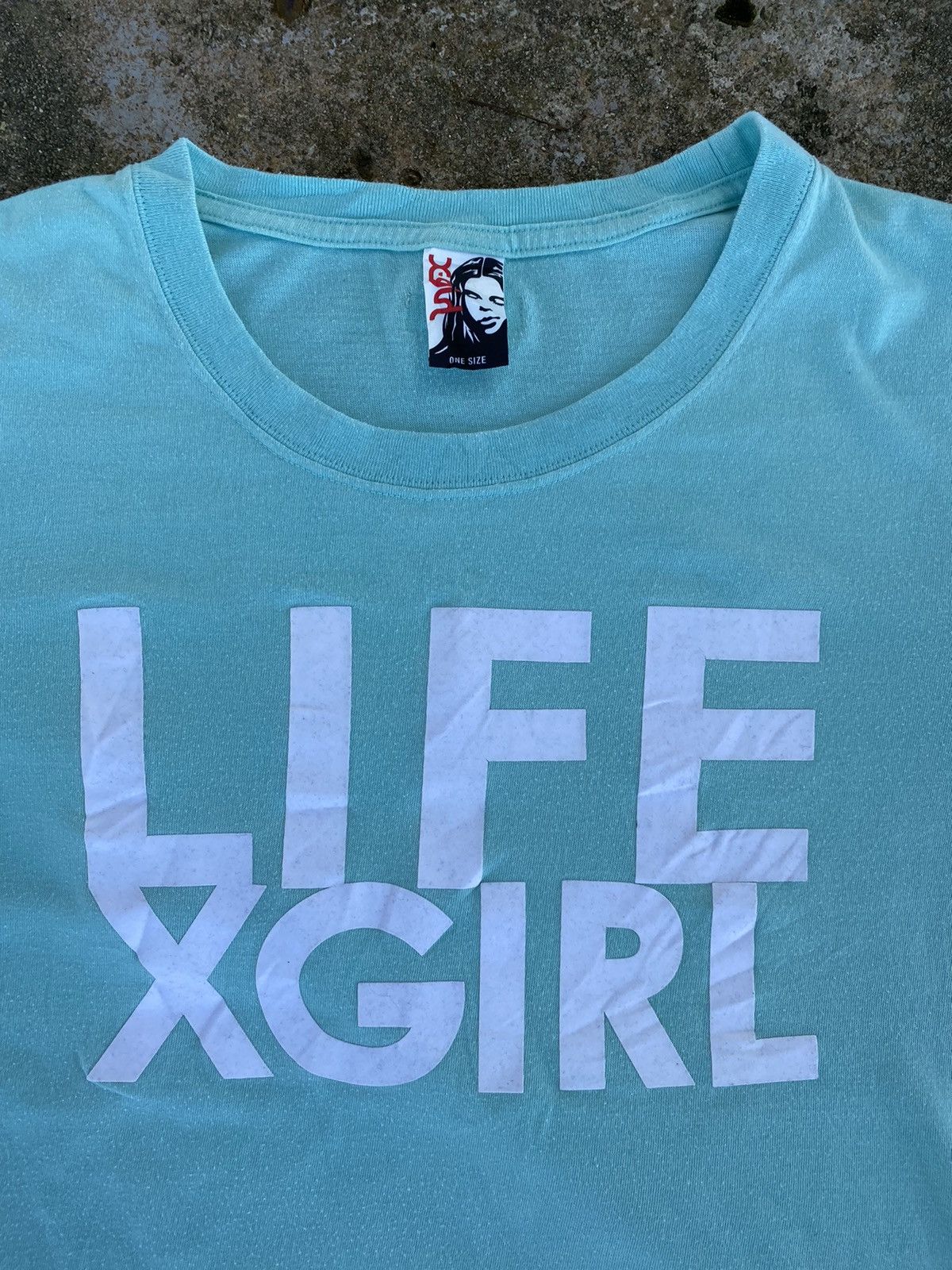 Designer × Japanese Brand ⚡️Steals⚡️ LIFE X-GIRL Big Spellout Tees Size L / US 10 / IT 46 - 5 Thumbnail