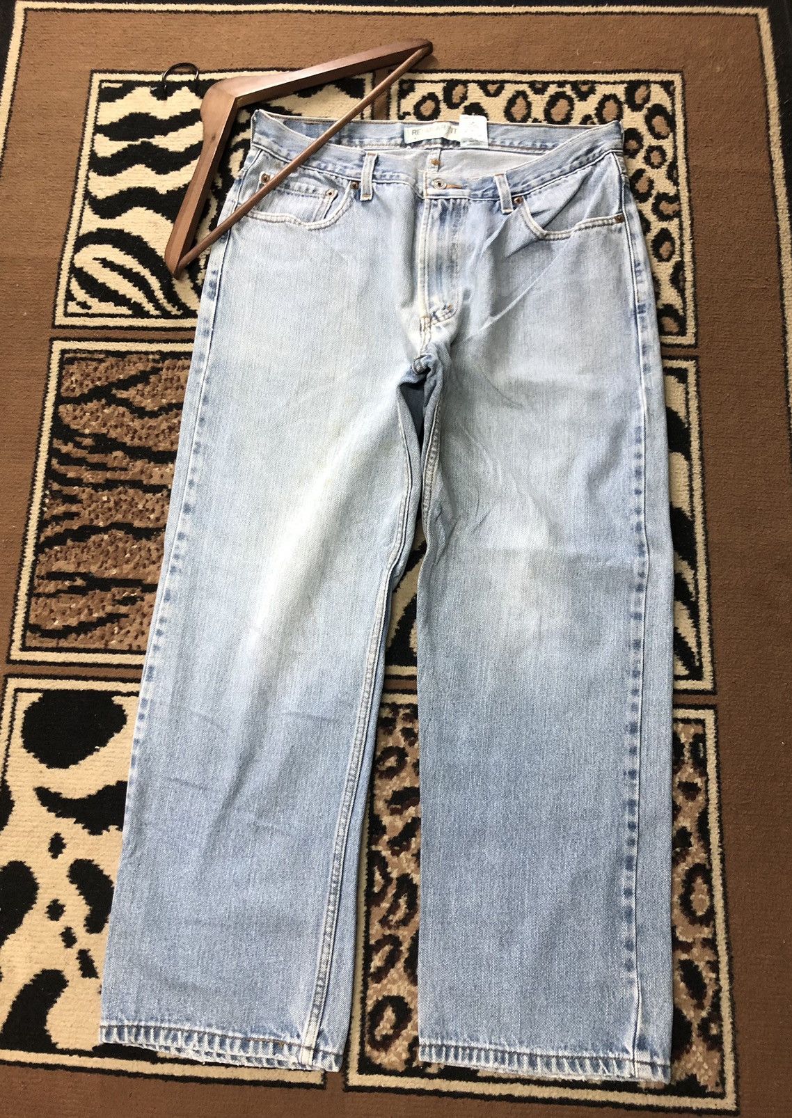 Levi's Vintage Clothing × Vintage VINTAGE LEVIS 505 REGULAR FIT LIGHT BLUE WASH DENIM Size US 33 - 2 Thumbnail