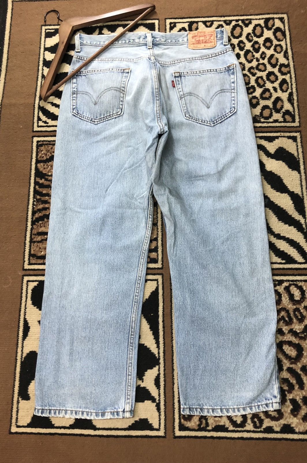 Levi's Vintage Clothing × Vintage VINTAGE LEVIS 505 REGULAR FIT LIGHT BLUE WASH DENIM Size US 33 - 8 Thumbnail