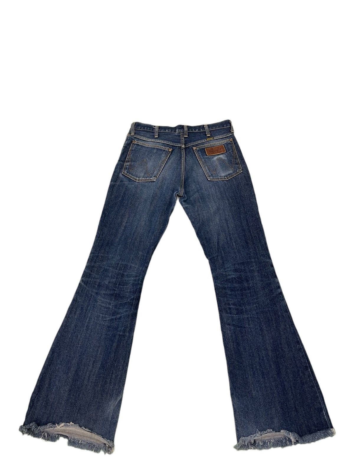 Wrangler Flare Jeans Wrangler Bell Bottom Denim Made in Japan 1🟦2 Size US 31 - 11 Thumbnail