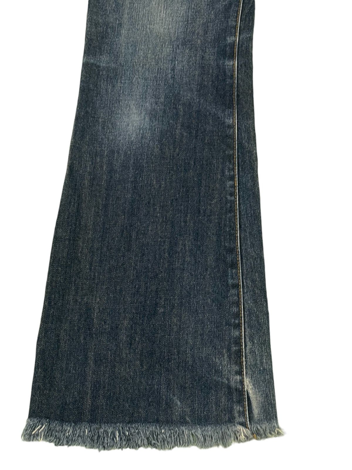Wrangler Flare Jeans Wrangler Bell Bottom Denim Made in Japan 1🟦2 Size US 31 - 5 Thumbnail
