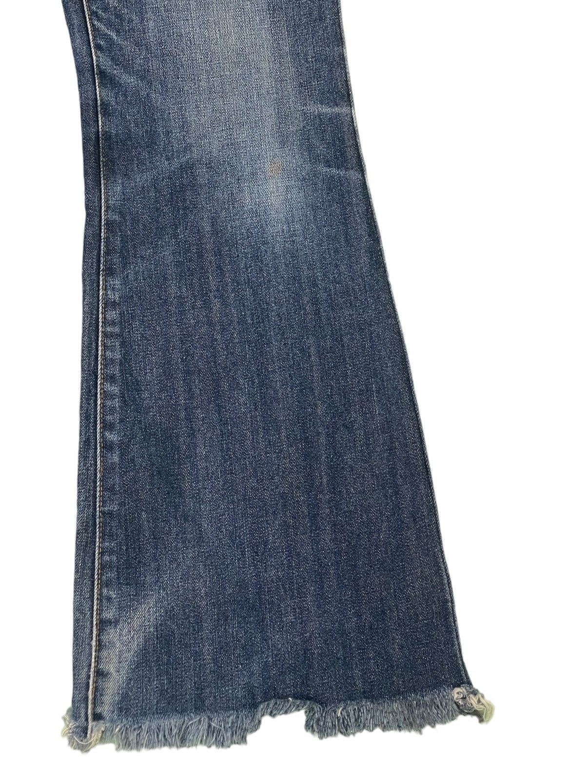 Wrangler Flare Jeans Wrangler Bell Bottom Denim Made in Japan 1🟦2 Size US 31 - 4 Thumbnail
