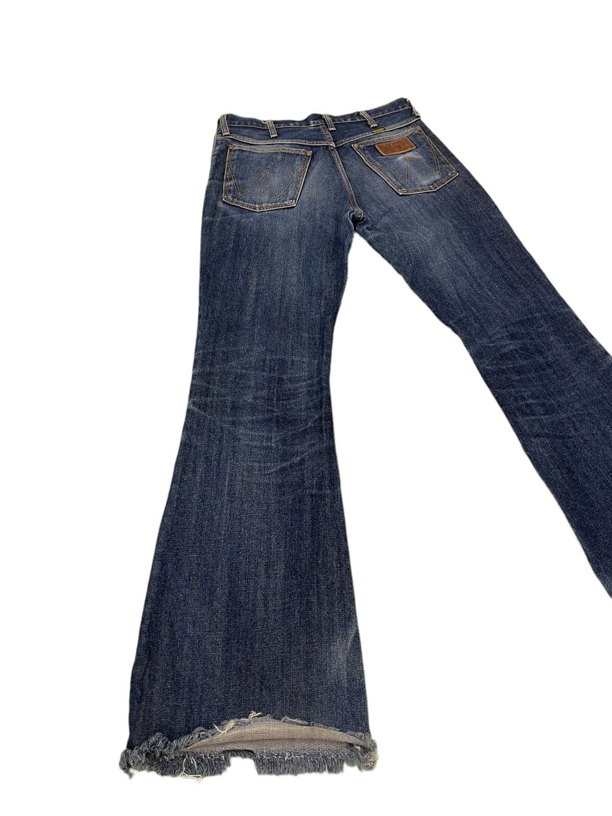Wrangler Flare Jeans Wrangler Bell Bottom Denim Made in Japan 1🟦2 Size US 31 - 12 Thumbnail