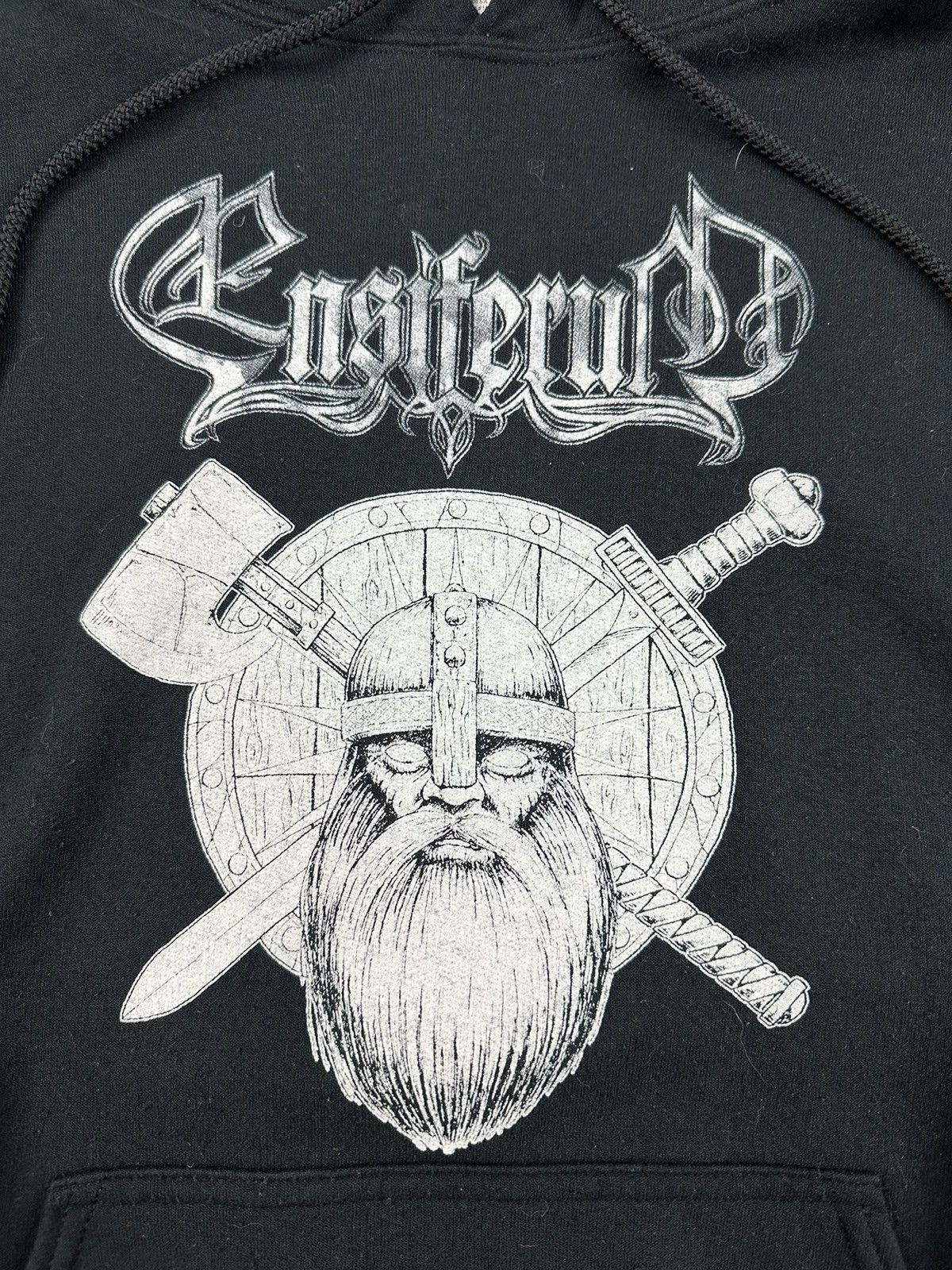 Band Tees Vintage 2005 Ensiferum Viking Black Hoodie Size US L / EU 52-54 / 3 - 6 Thumbnail
