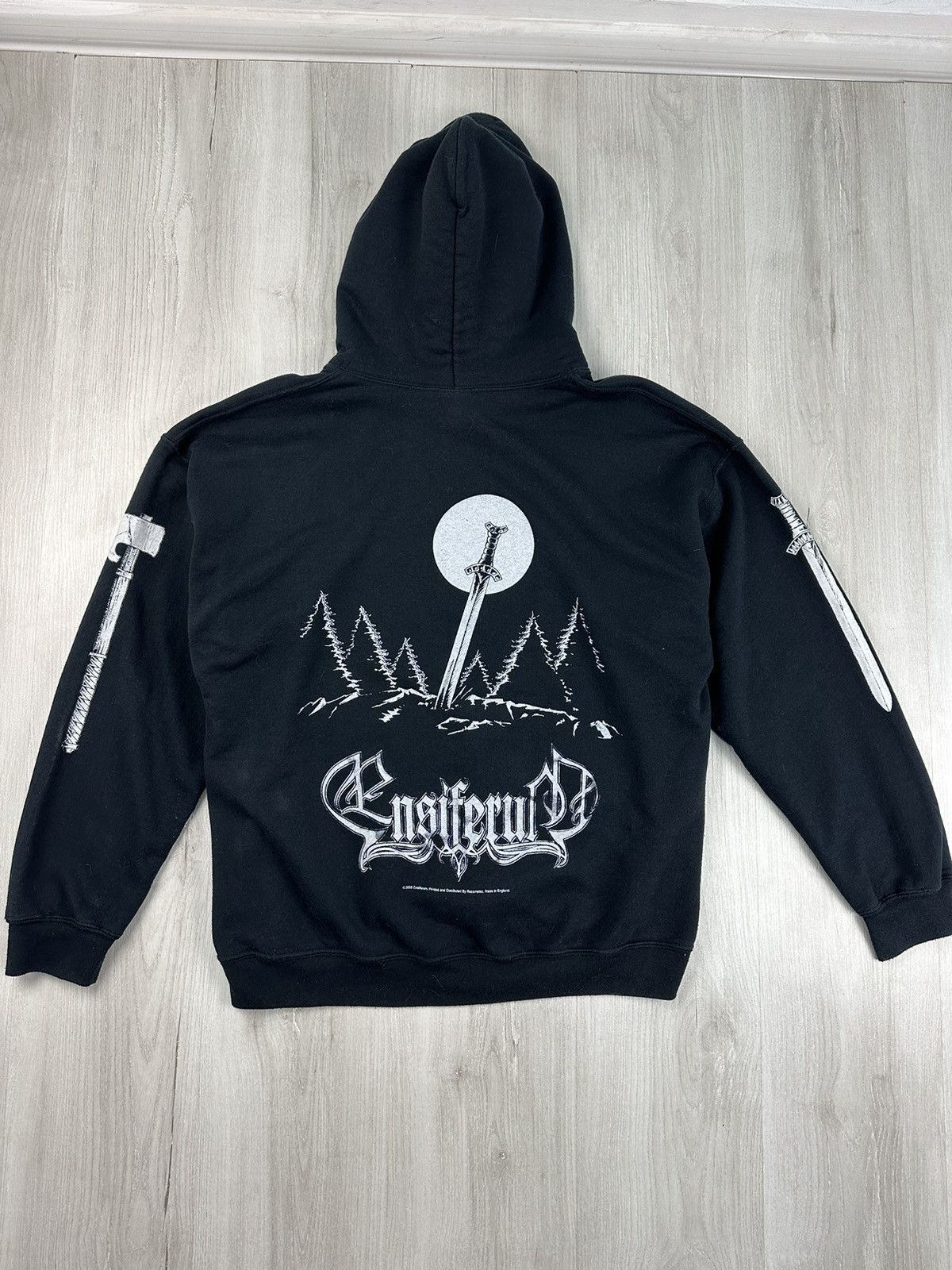 Band Tees Vintage 2005 Ensiferum Viking Black Hoodie Size US L / EU 52-54 / 3 - 2 Thumbnail