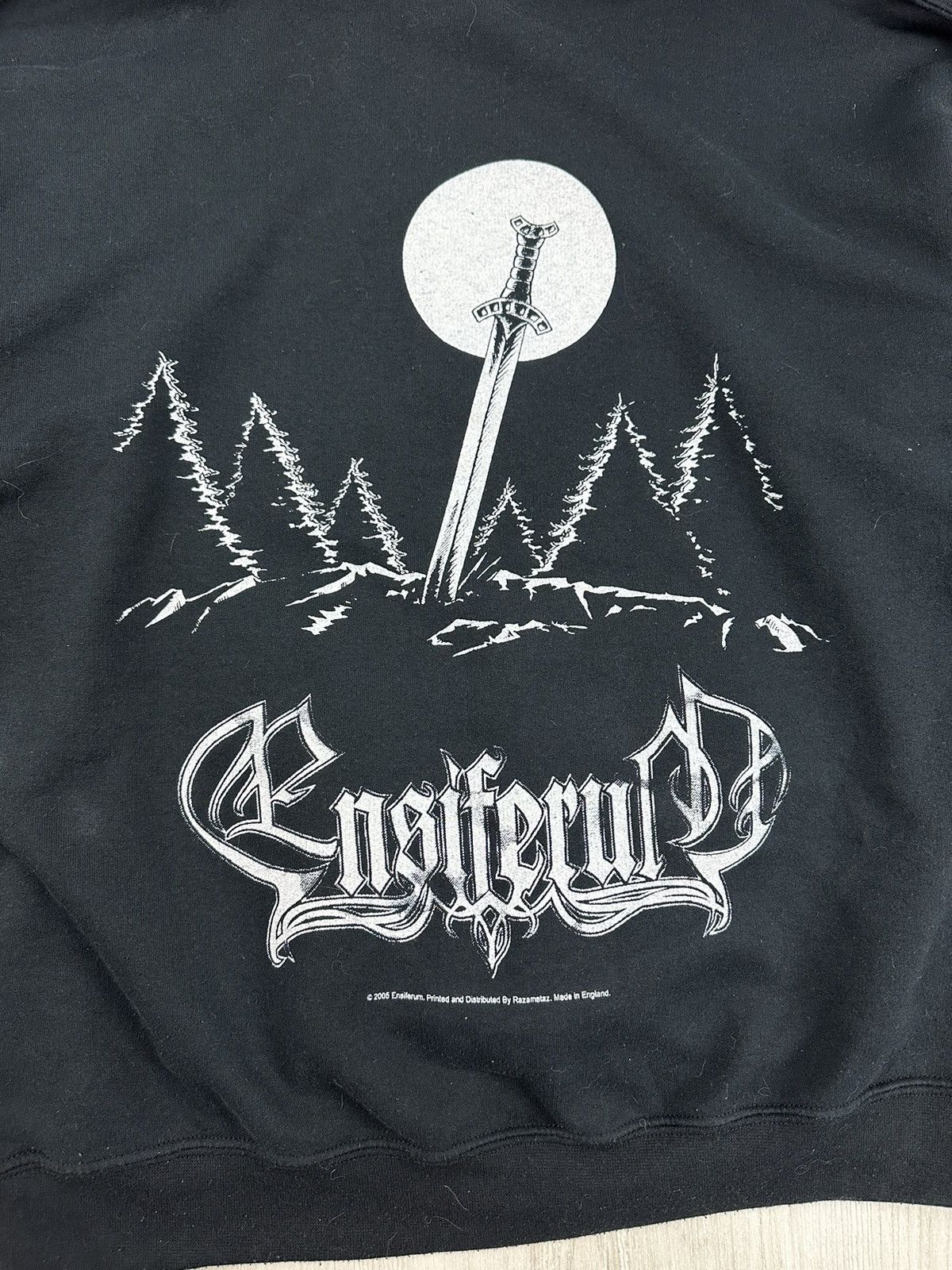 Band Tees Vintage 2005 Ensiferum Viking Black Hoodie Size US L / EU 52-54 / 3 - 8 Thumbnail
