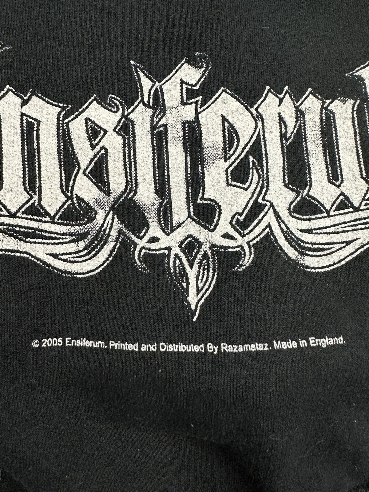 Band Tees Vintage 2005 Ensiferum Viking Black Hoodie Size US L / EU 52-54 / 3 - 10 Thumbnail