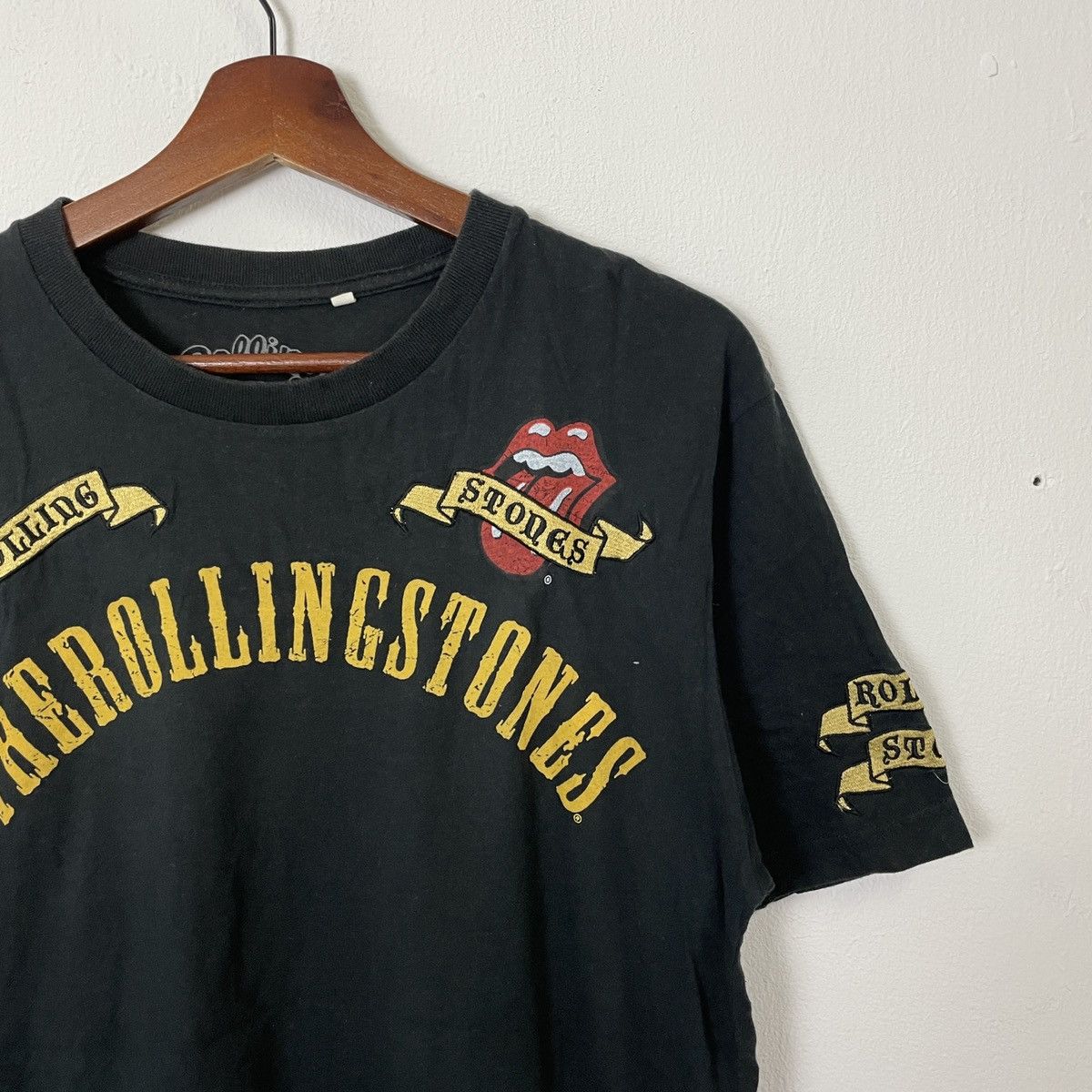 Band Tees Vintage The Rolling Stones Embroidery Spell Tee Size US M / EU 48-50 / 2 - 3 Thumbnail