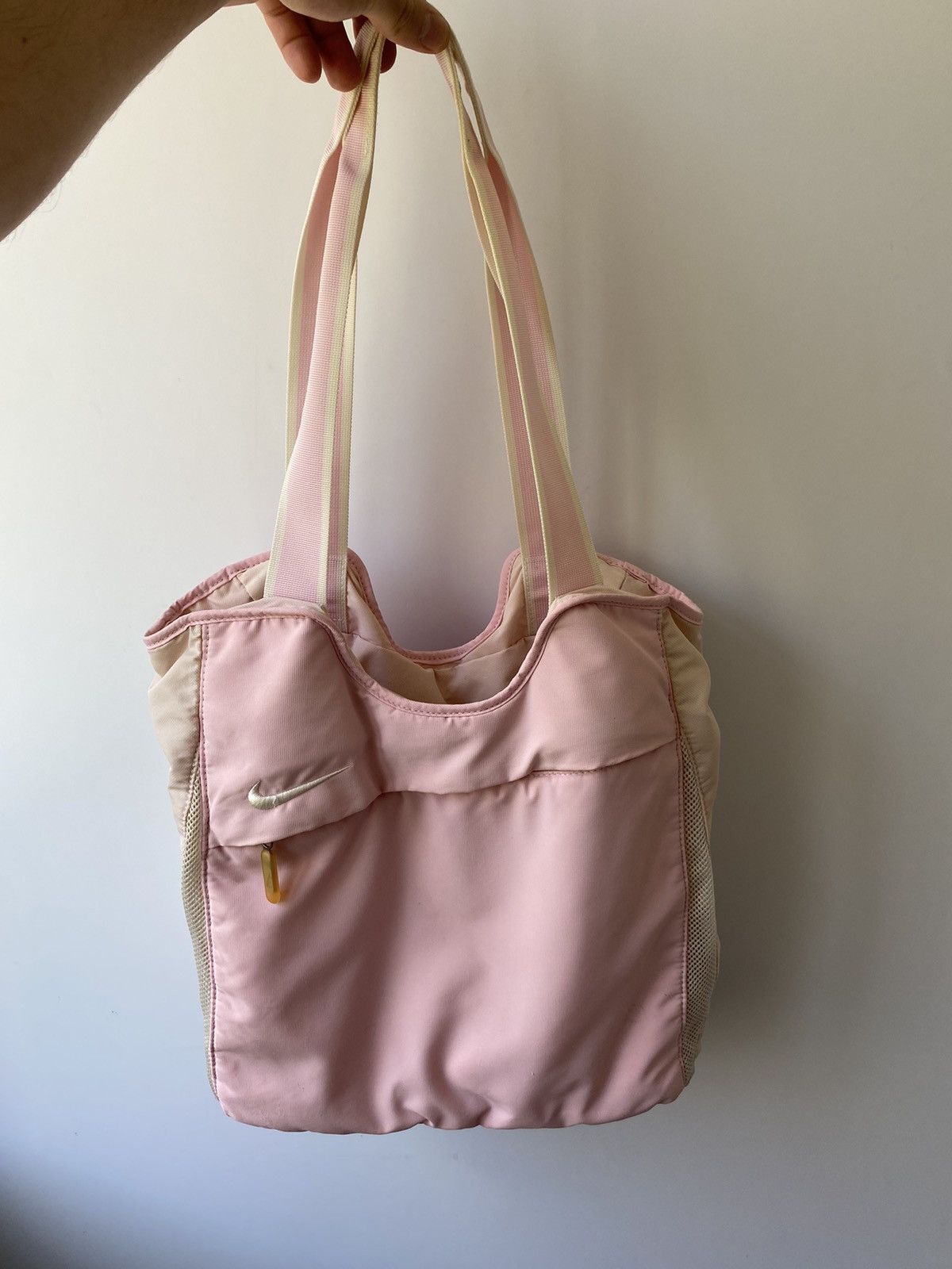 Nike 💗 VINTAGE 90s NIKE SWOOSH PINK BAG Size ONE SIZE - 2 Thumbnail