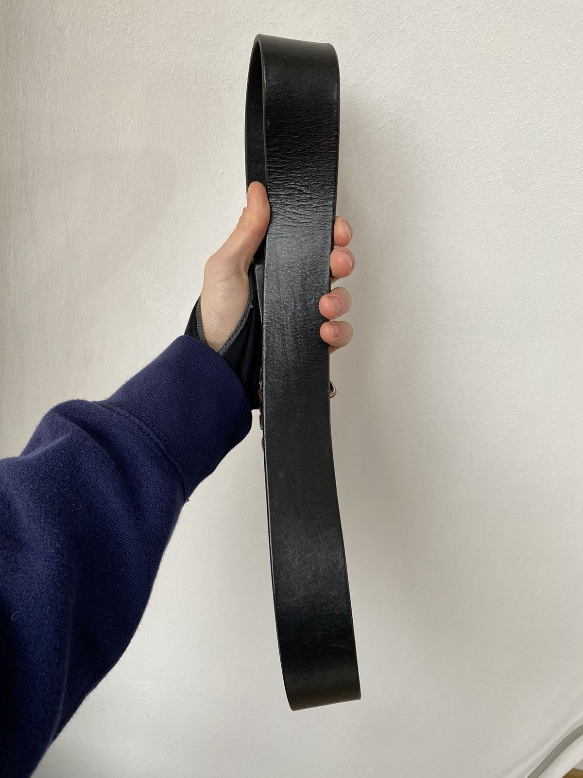 Vintage Dolce&Gabbana Leather High Buckle Belt