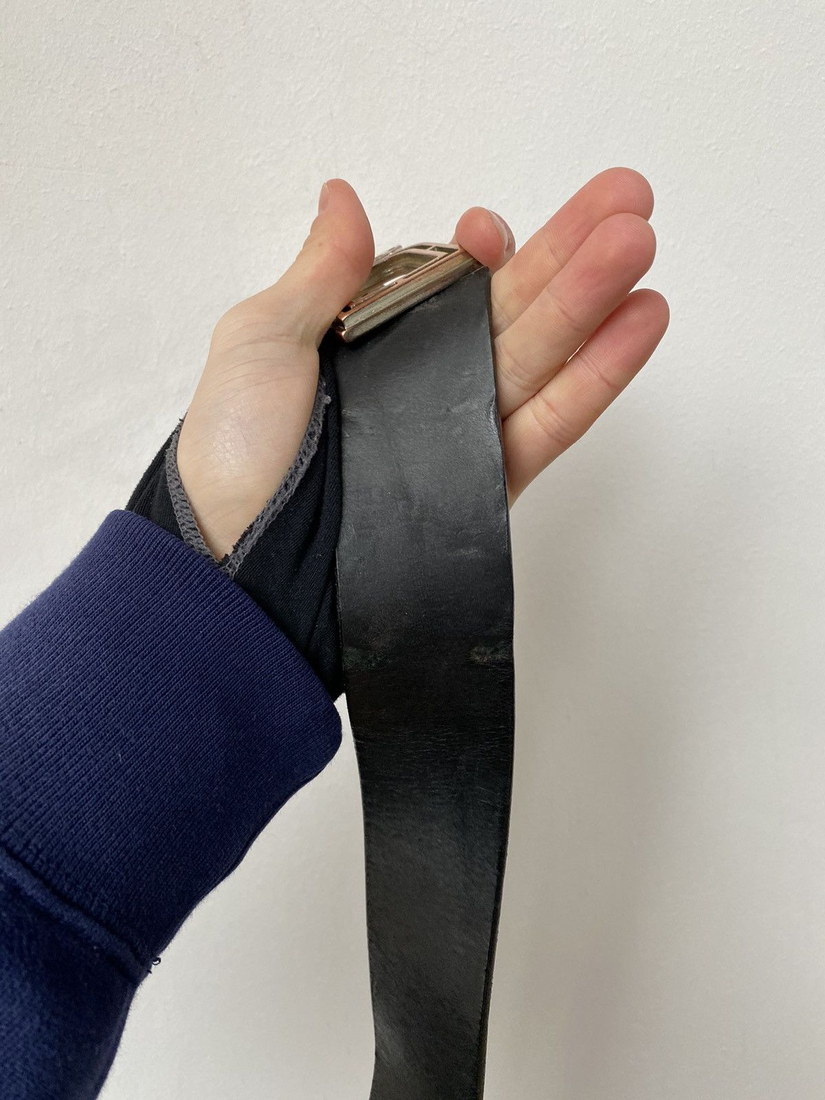 Vintage Dolce&Gabbana Leather High Buckle Belt