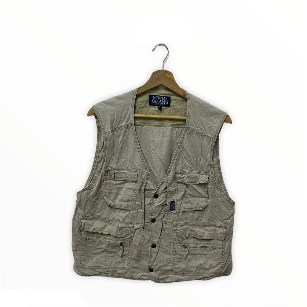 Japanese Brand × Vintage Vintage World Island Tactical Multi Pocket Vest Size US L / EU 52-54 / 3 - 1 Thumbnail