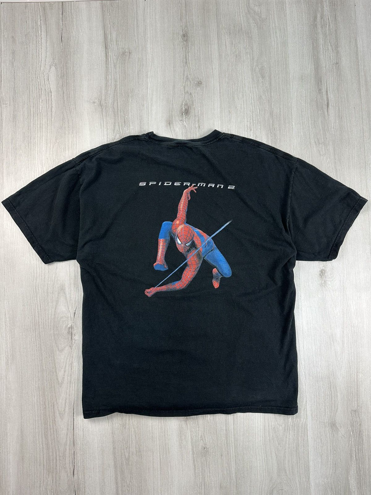 Marvel Comics × Vintage Vintage Y2K SpiderMan 2 Movie Marvel Tee Promo Size US XL / EU 56 / 4 - 1 Thumbnail